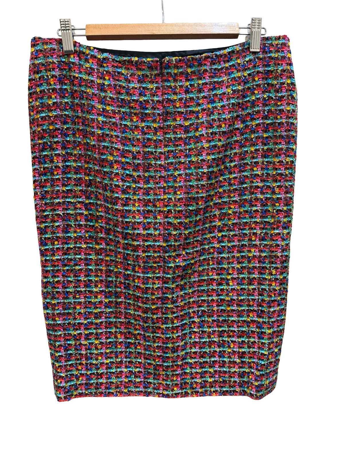 Escada Multicolor Tweed Skirt 38