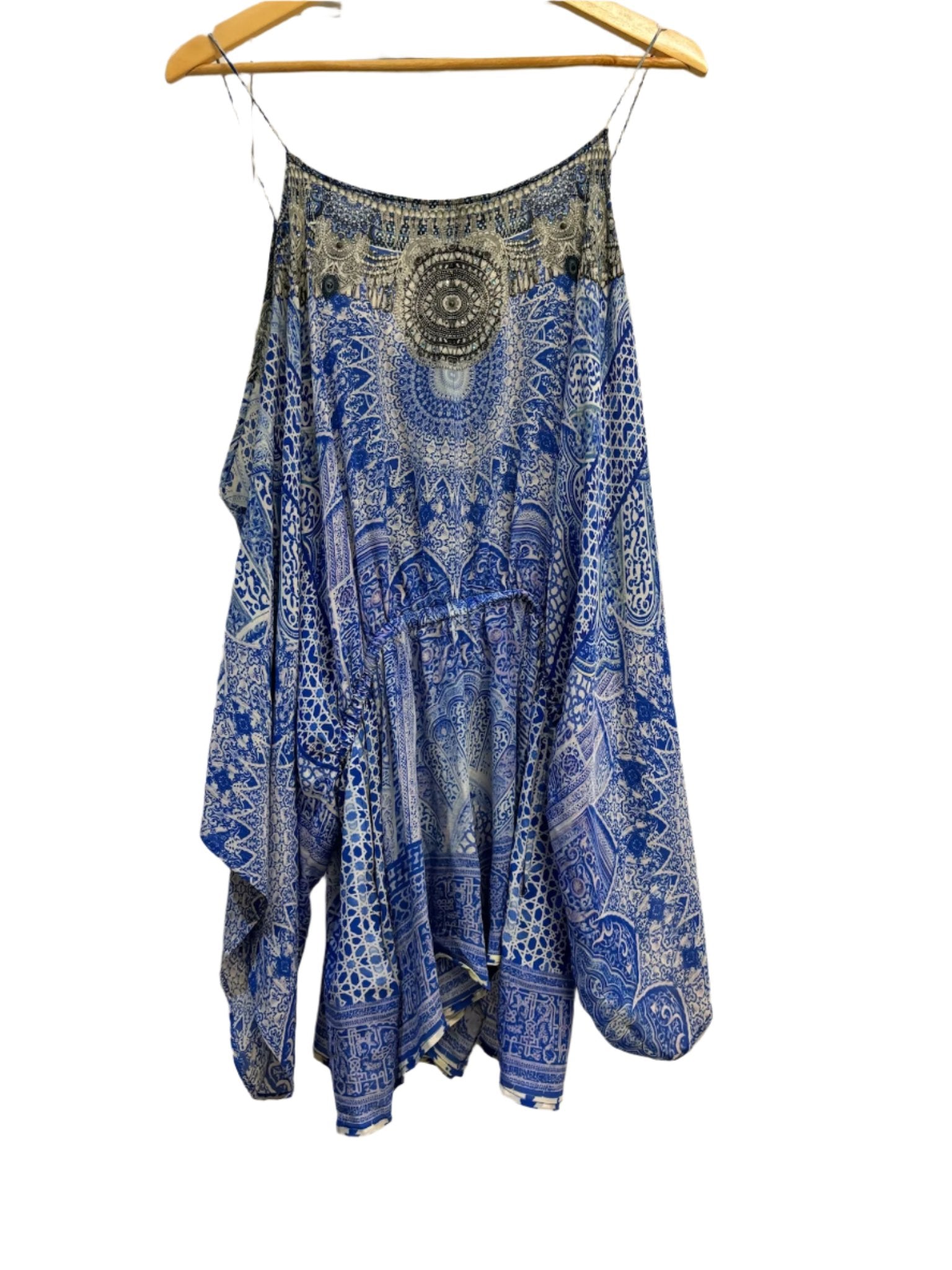 Camilla Blue Printed Top 2