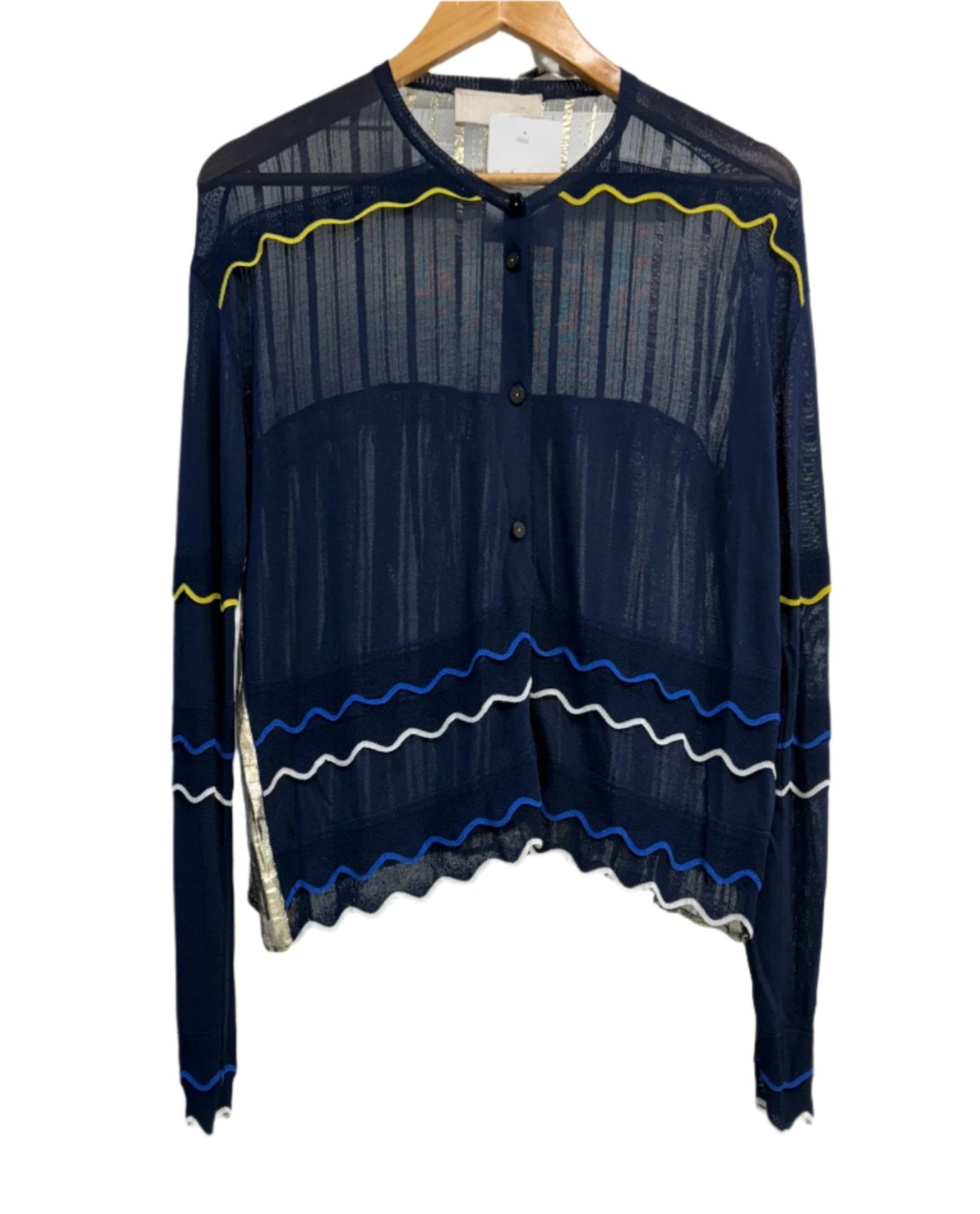 Peter Pilotto Navy Cardigan L