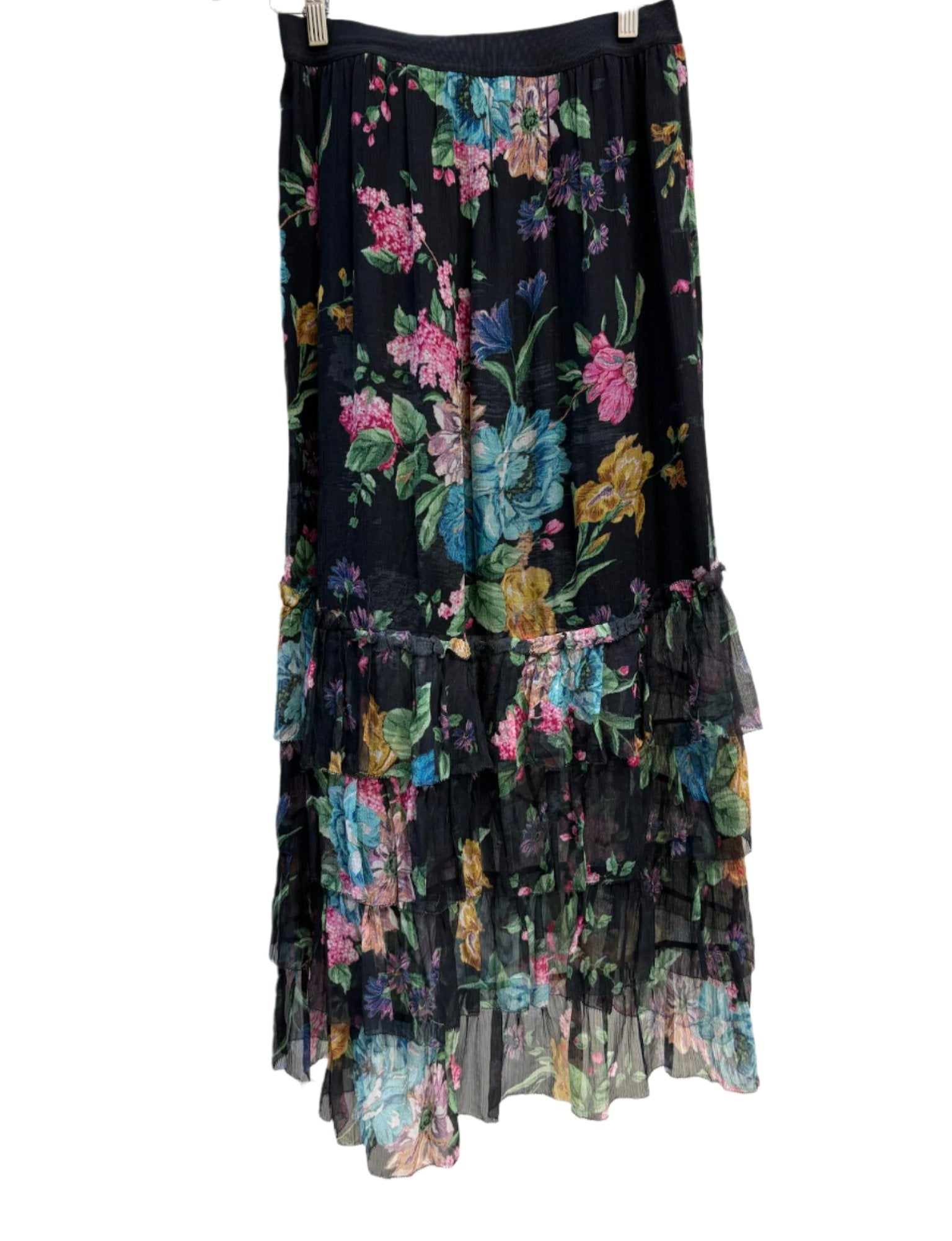 Zimmermann Silk Floral Skirt 1