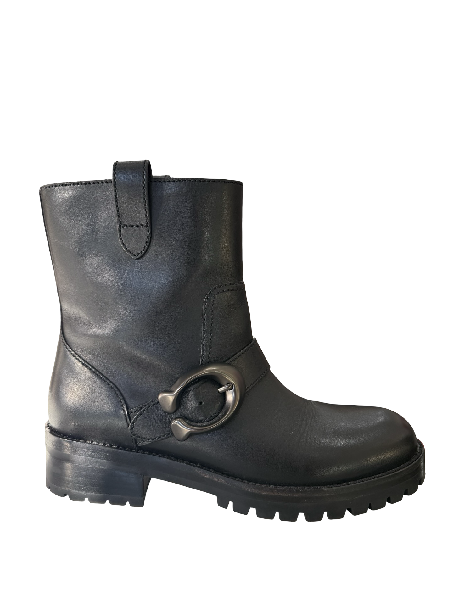 Coach Black Buckle Boots WDB