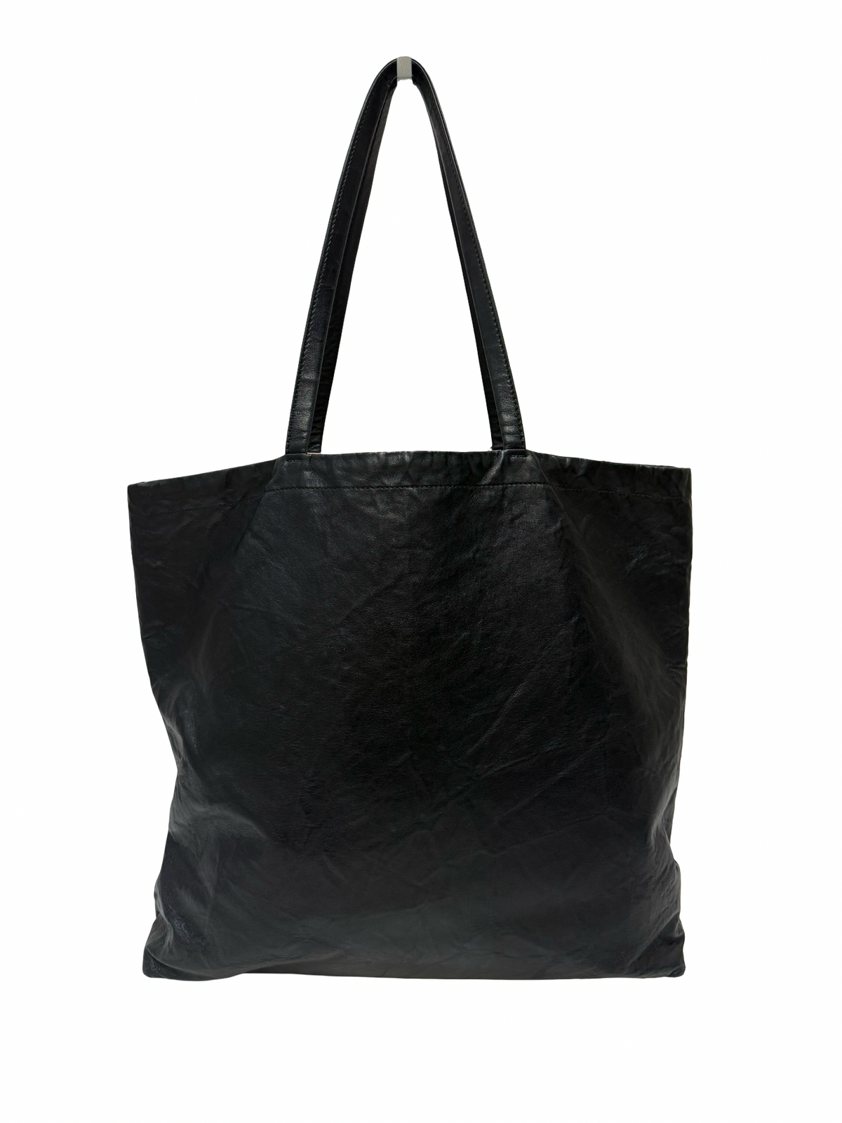 Prada Black Leather Tote