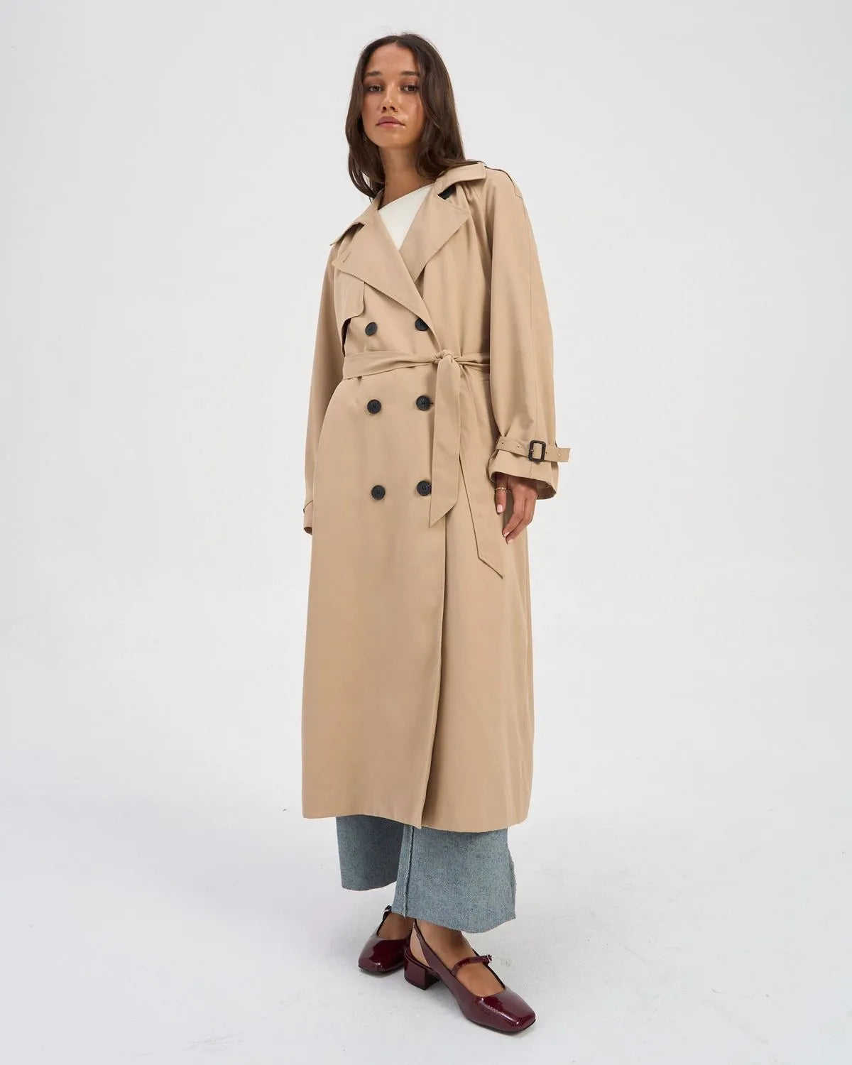 Chloe Natural Trench Coat