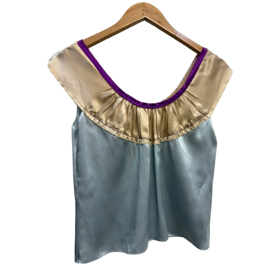 Philosophy di Alberta Ferretti Blue Top 6