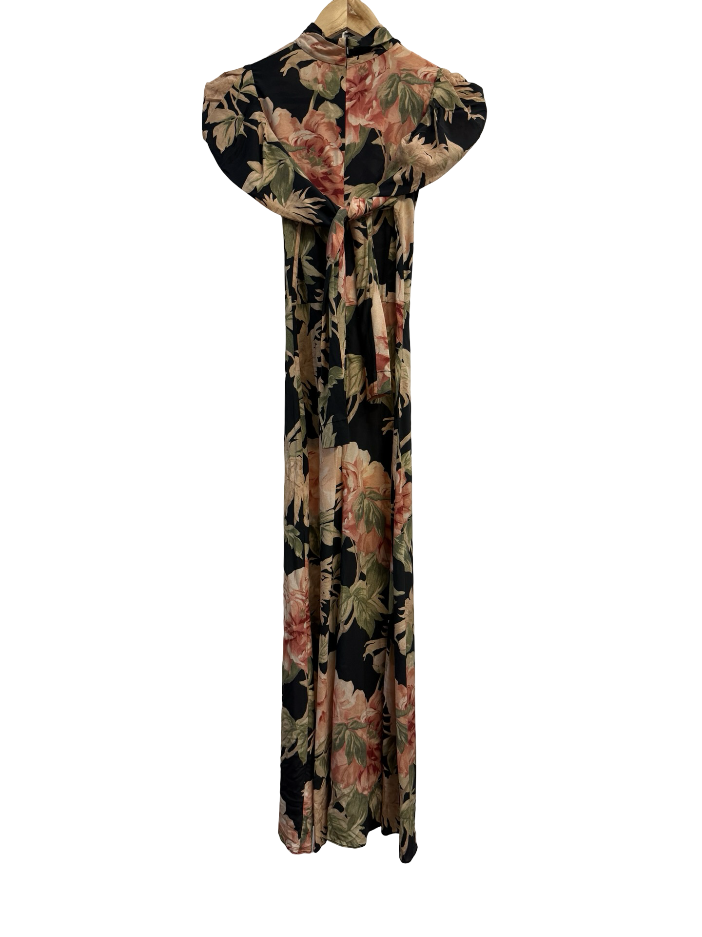 Zimmermann Black Peony Silk Dress 0