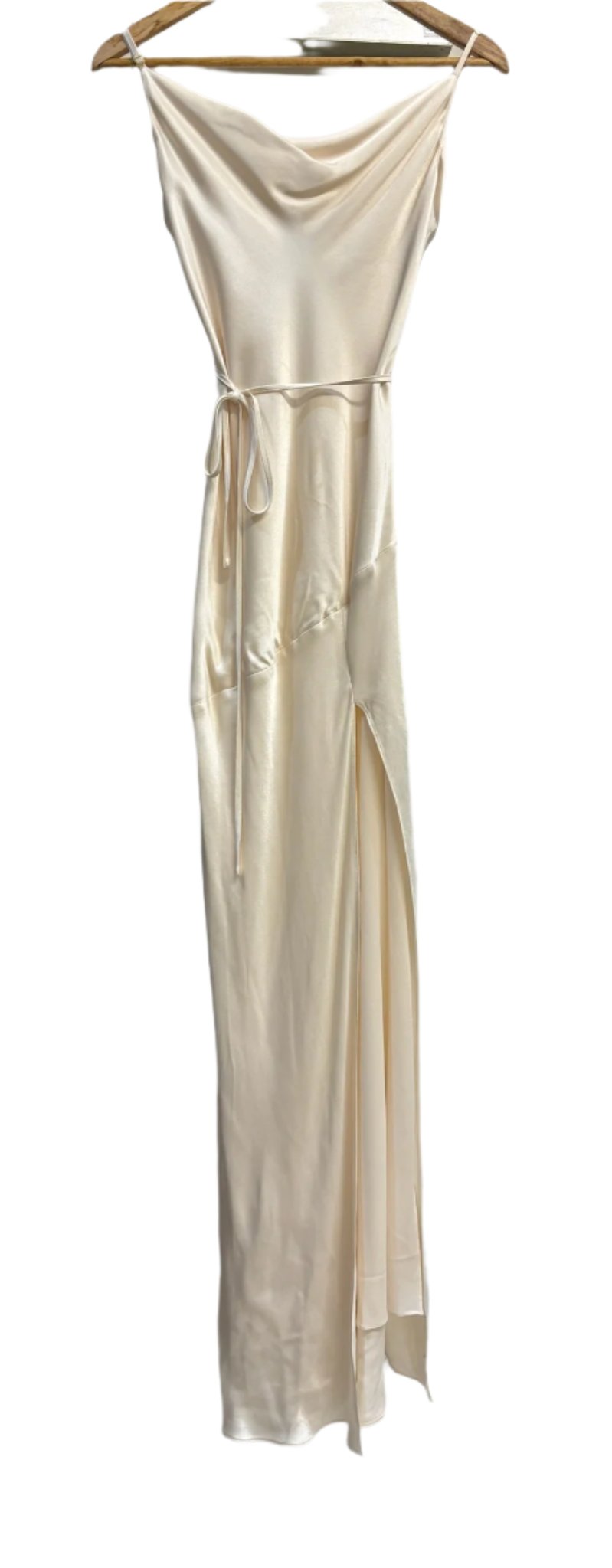 Shona Joy Cream Full Length Dress 6