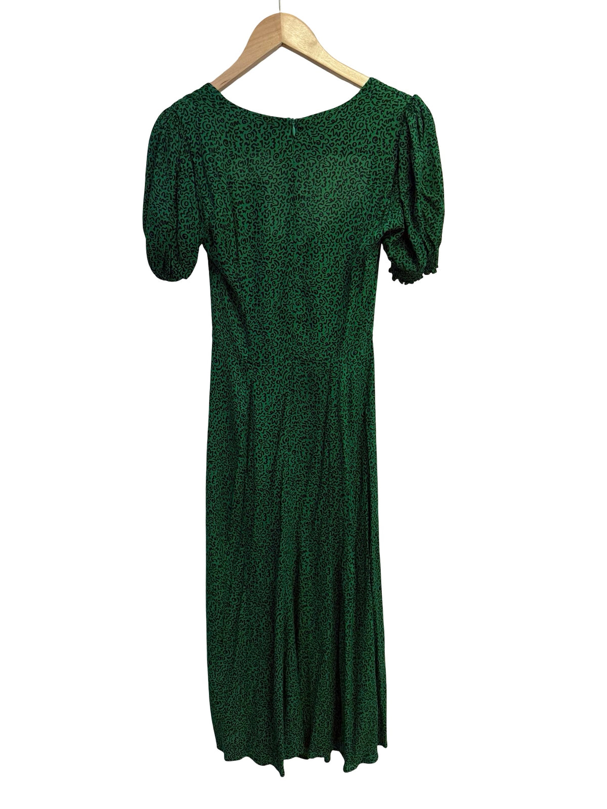 Reformation Green Midi Dress S