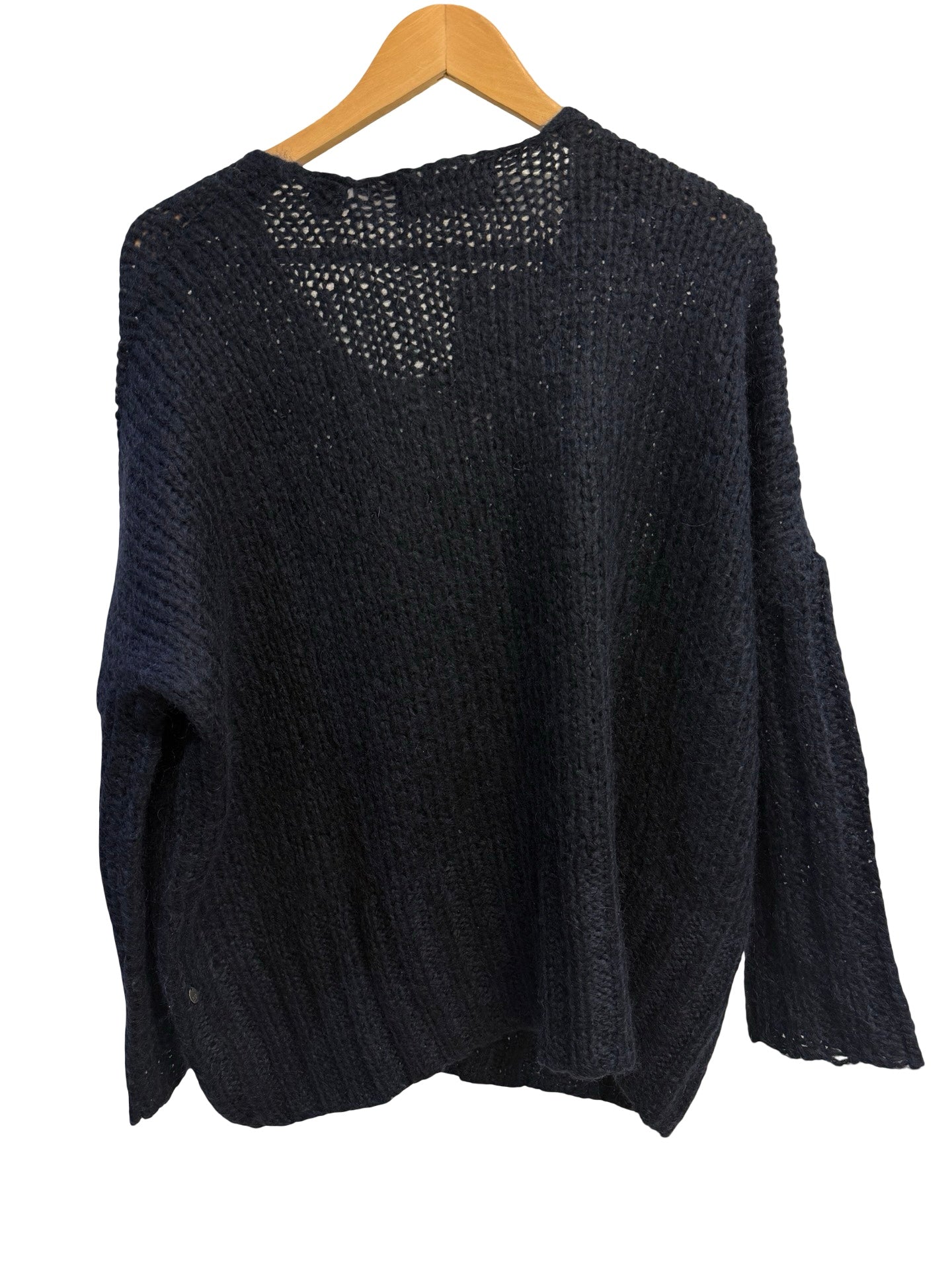 Scotch & Soda Navy Ribbed  Jumper