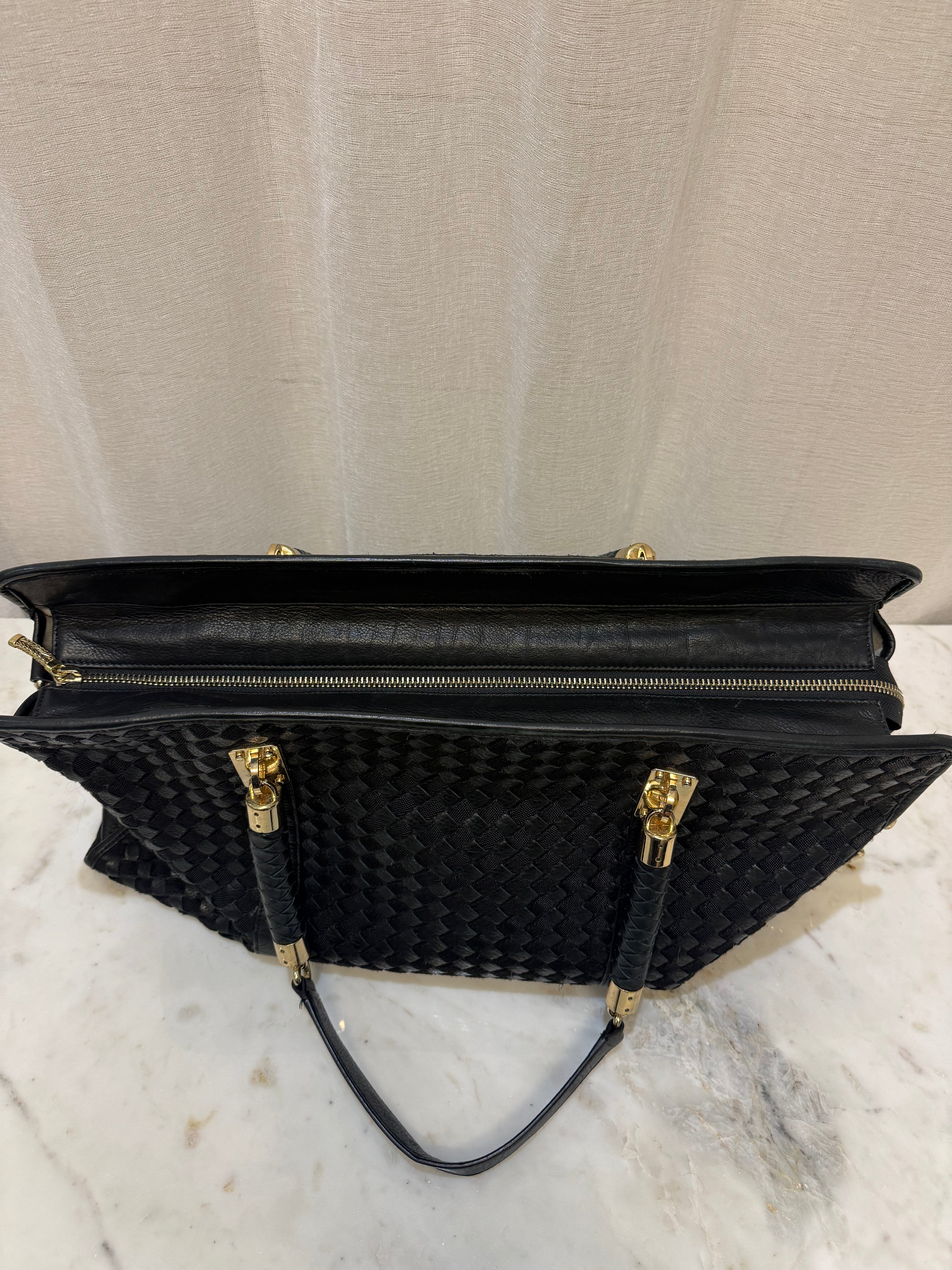 Sass & Bide Black Leather Bag