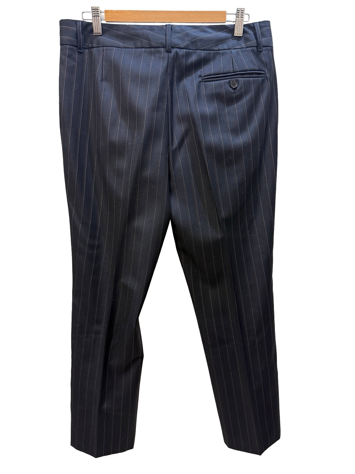 Dolce & Gabbana Black Pinstripe Pants 46