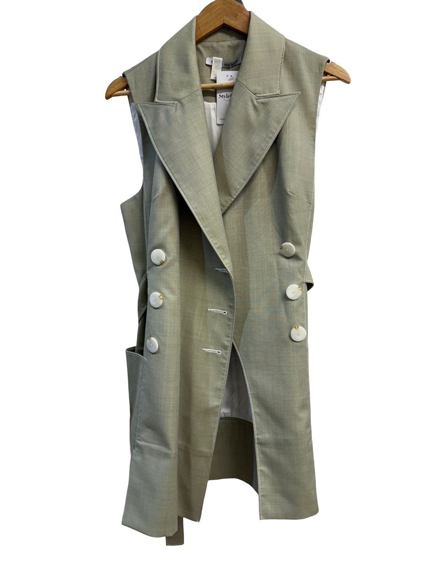 Camilla and Marc Green Vest 14