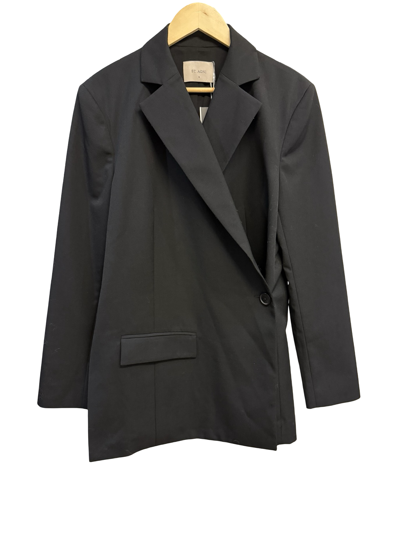 St Agni Black Blazer M