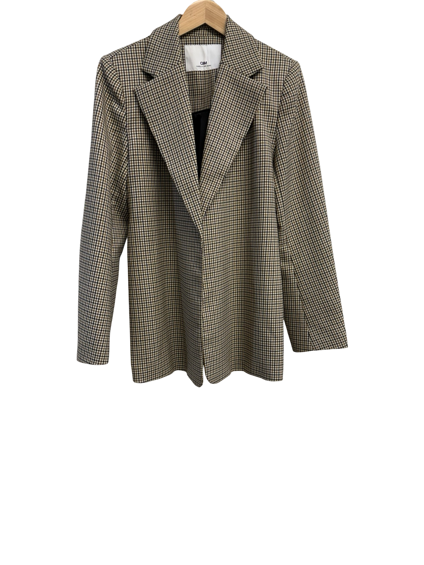 Camilla & Marc Brn/Blk Check Blazer 12