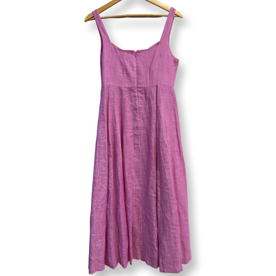 Steele Pink Linen Dress M