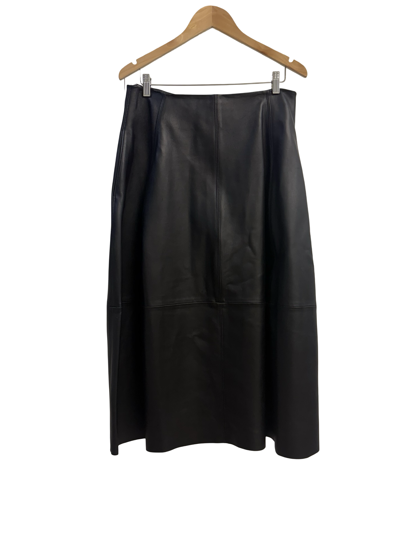 Camilla & Marc Black Leather Skirt 12
