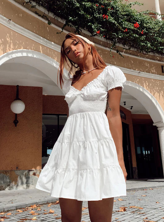 DANIELA MINI DRESS WHITE