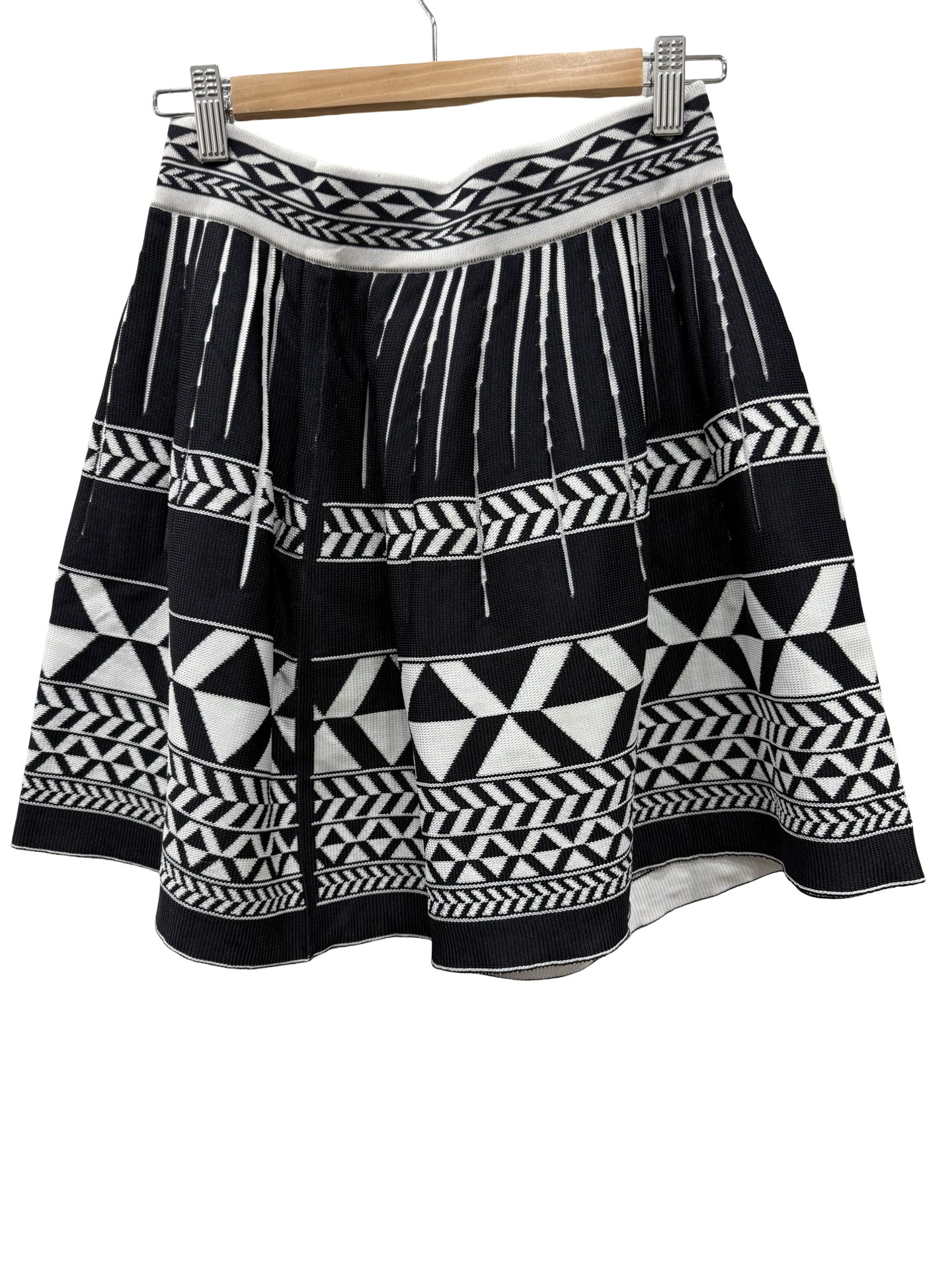 Maje Black/White Skirt 10