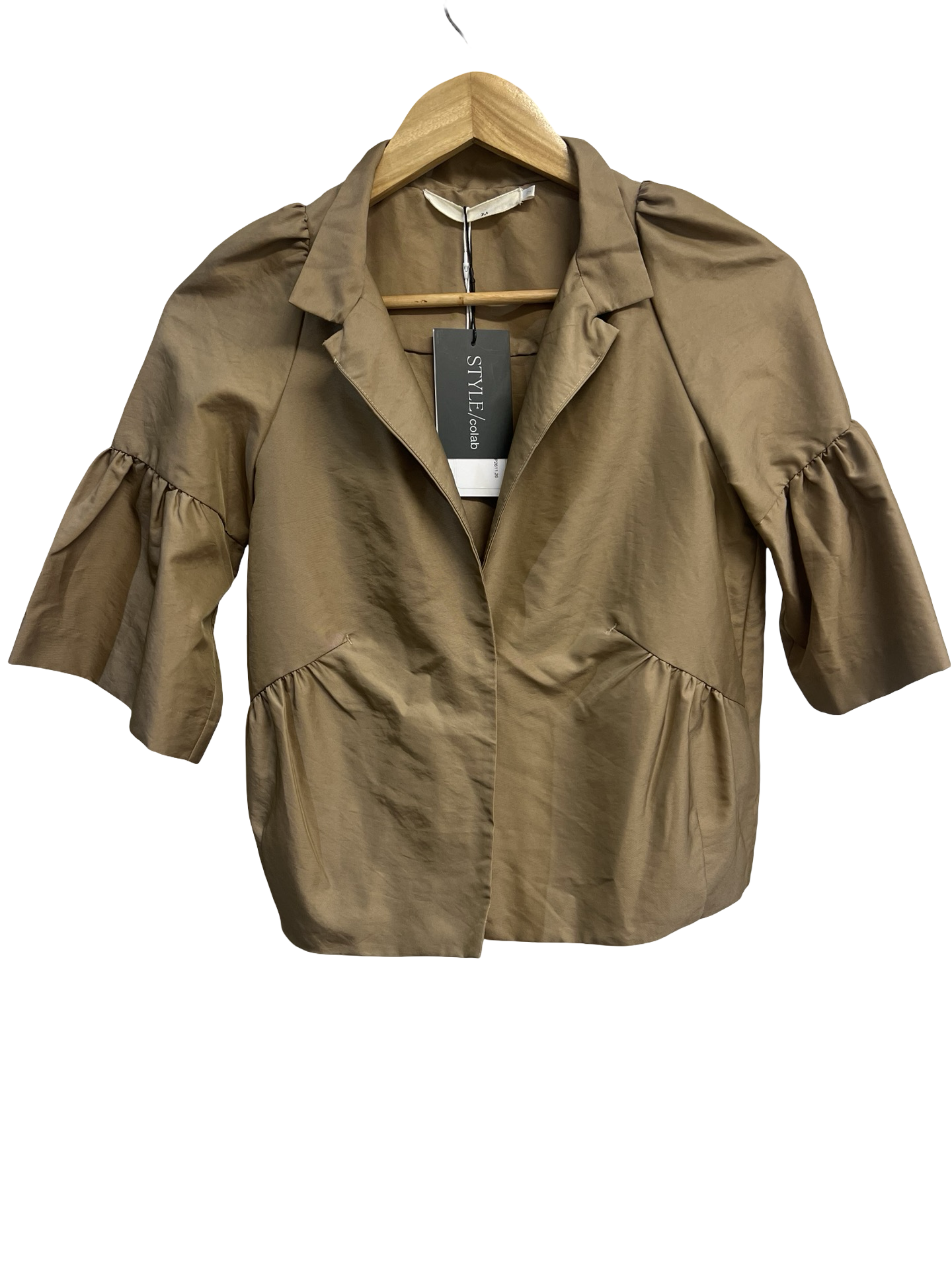 Phillip Lim Gold Cropped Jacket 10