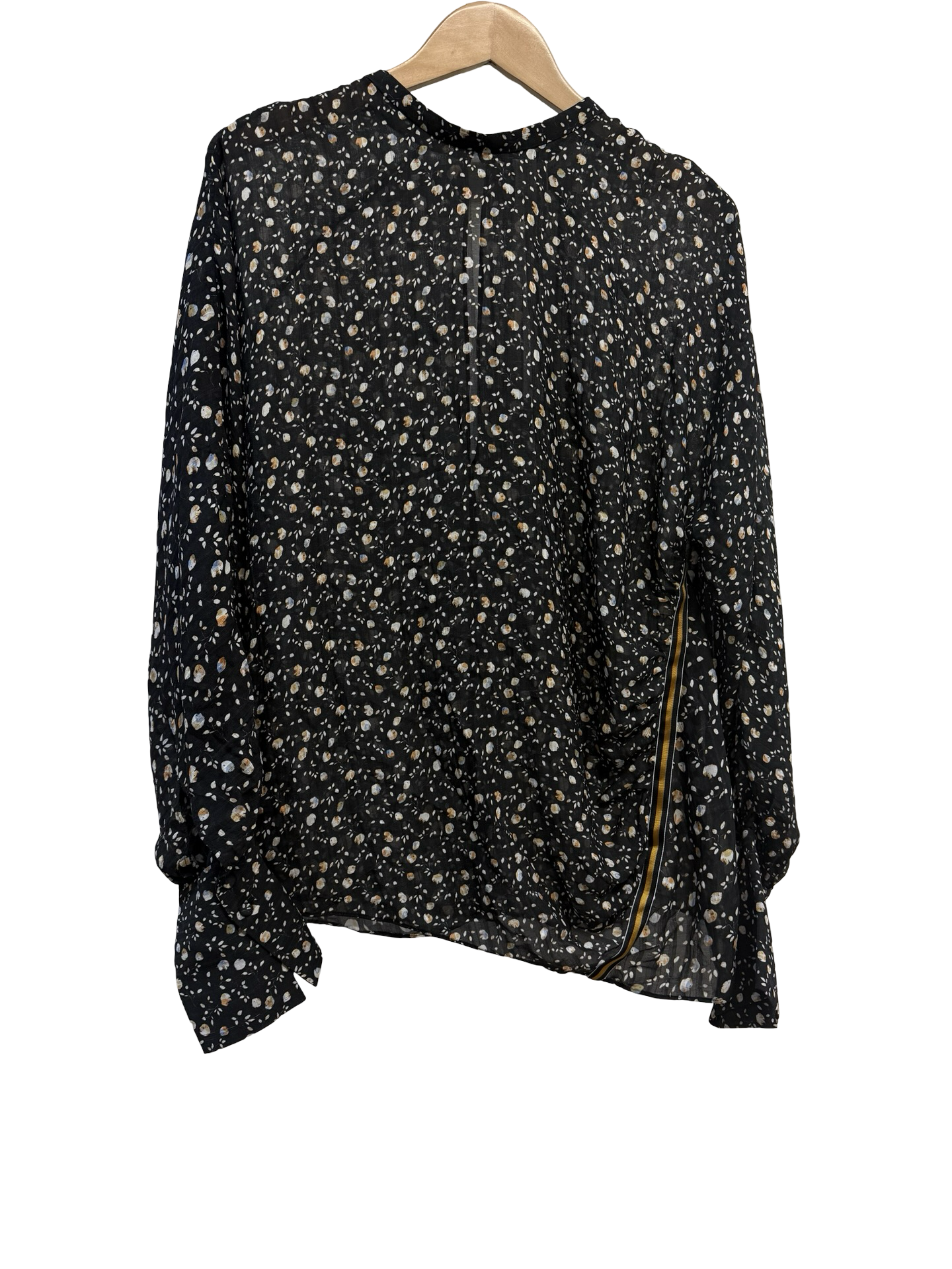 Camilla & Marc Blk/Orange/Blue Blouse 12