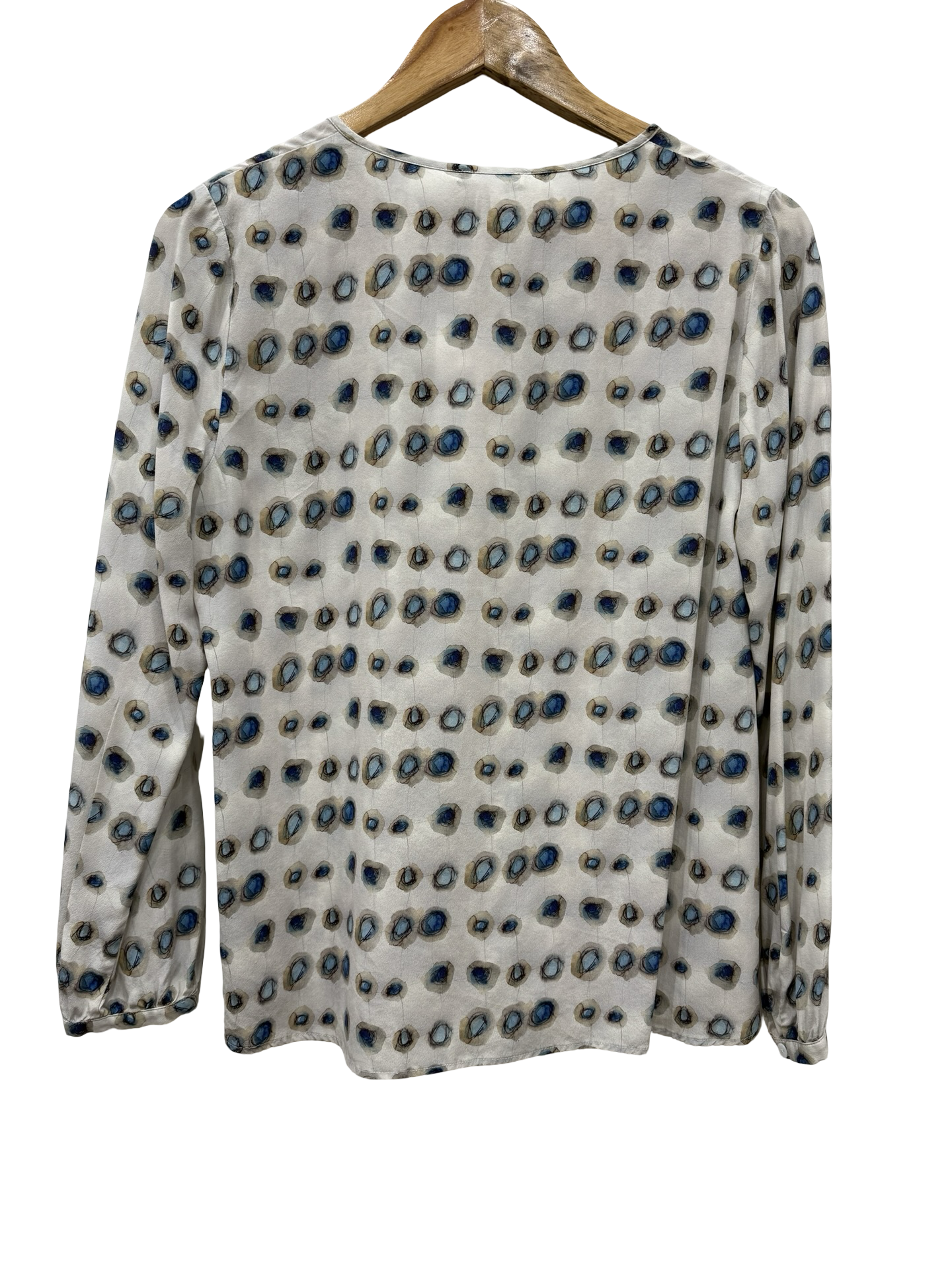 Anna Thomas White Dot Print Shirt 12