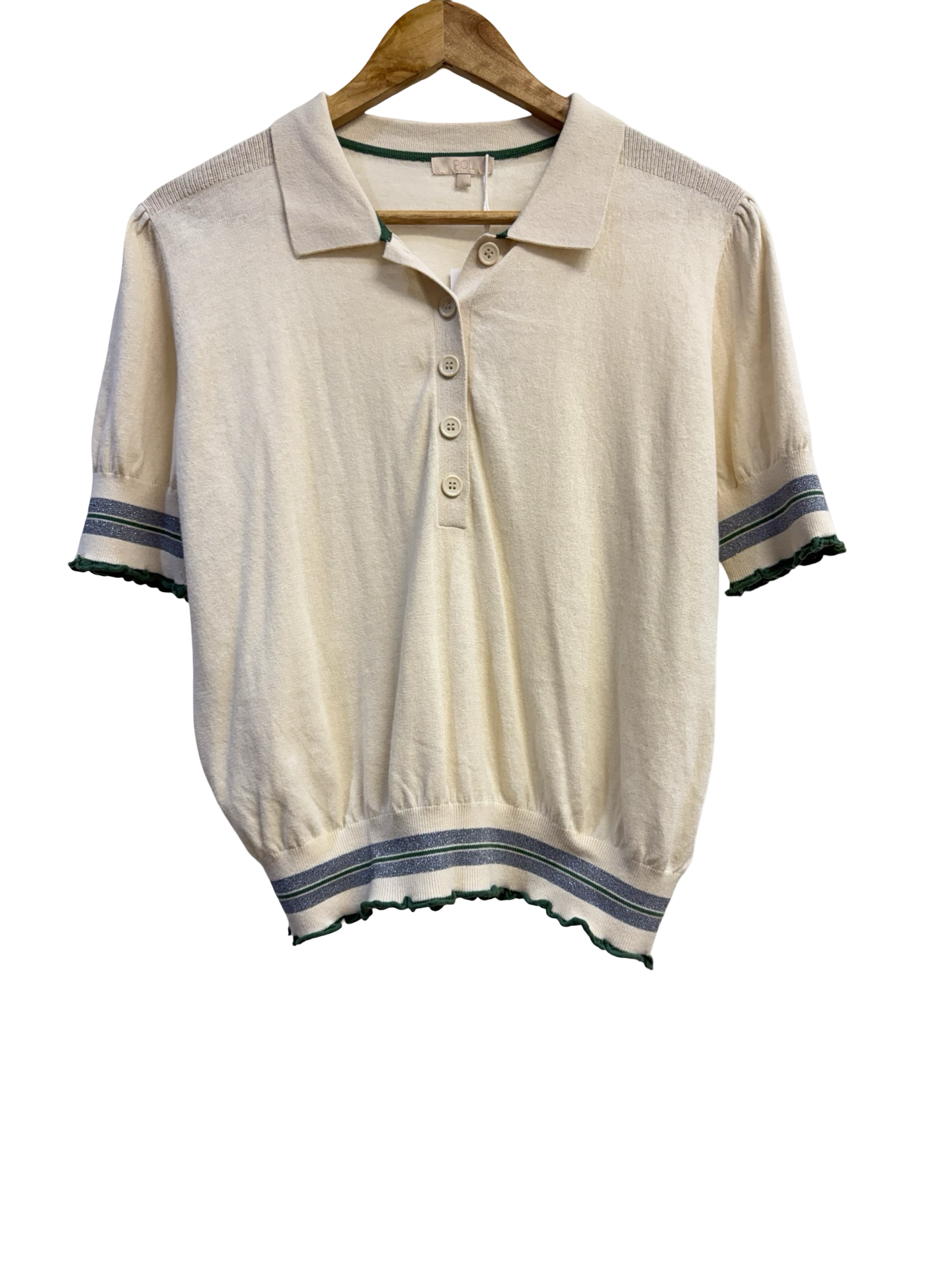 Pol Cream Knit Top 1