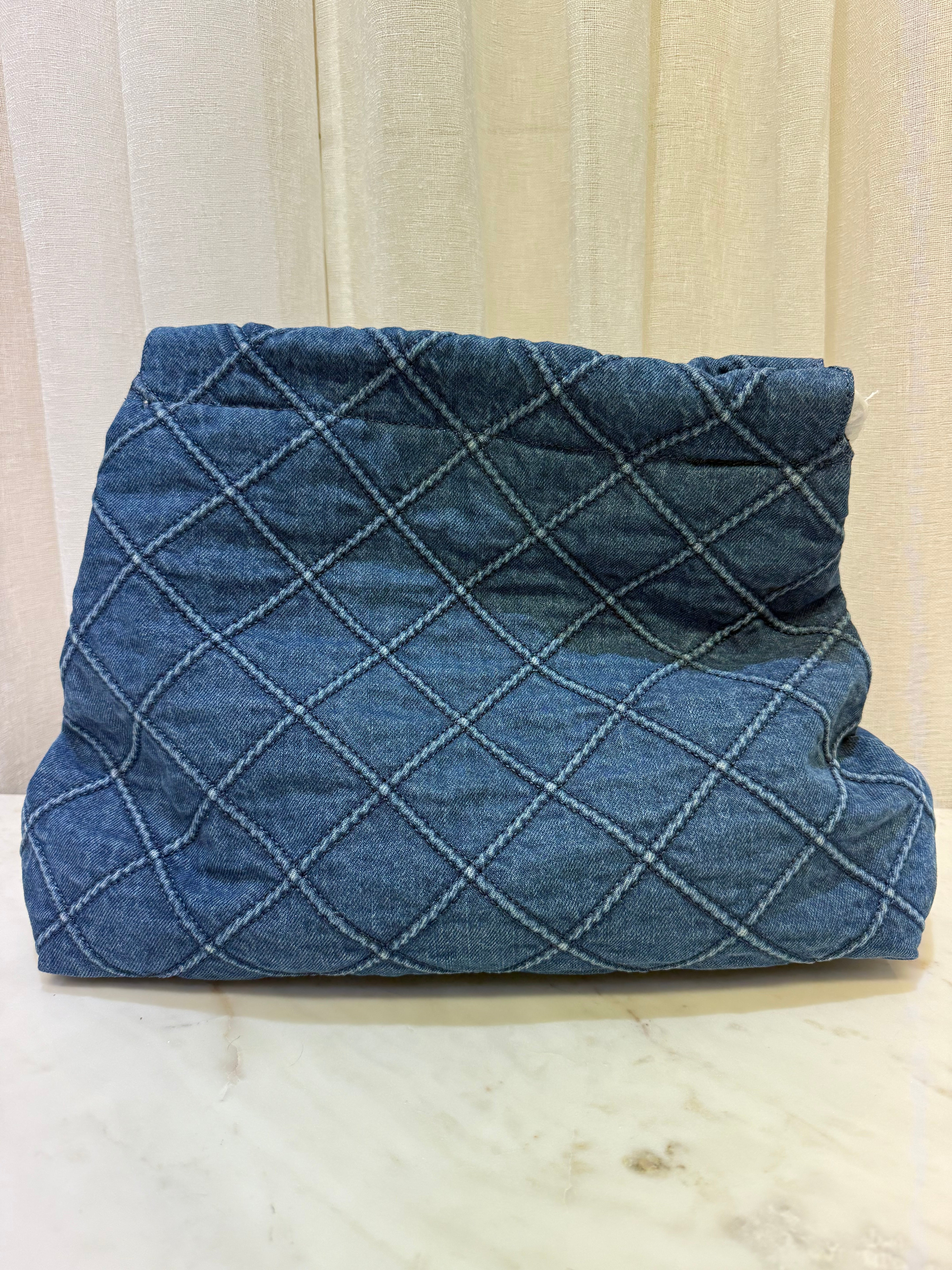 Tory Burch Fleming Denim Tote