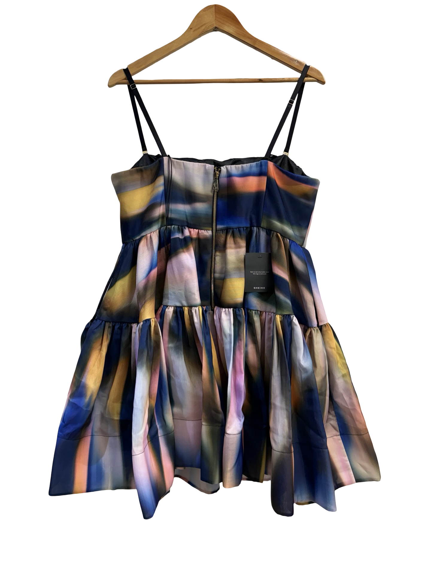 Sheike MltClr Formal Dress 16