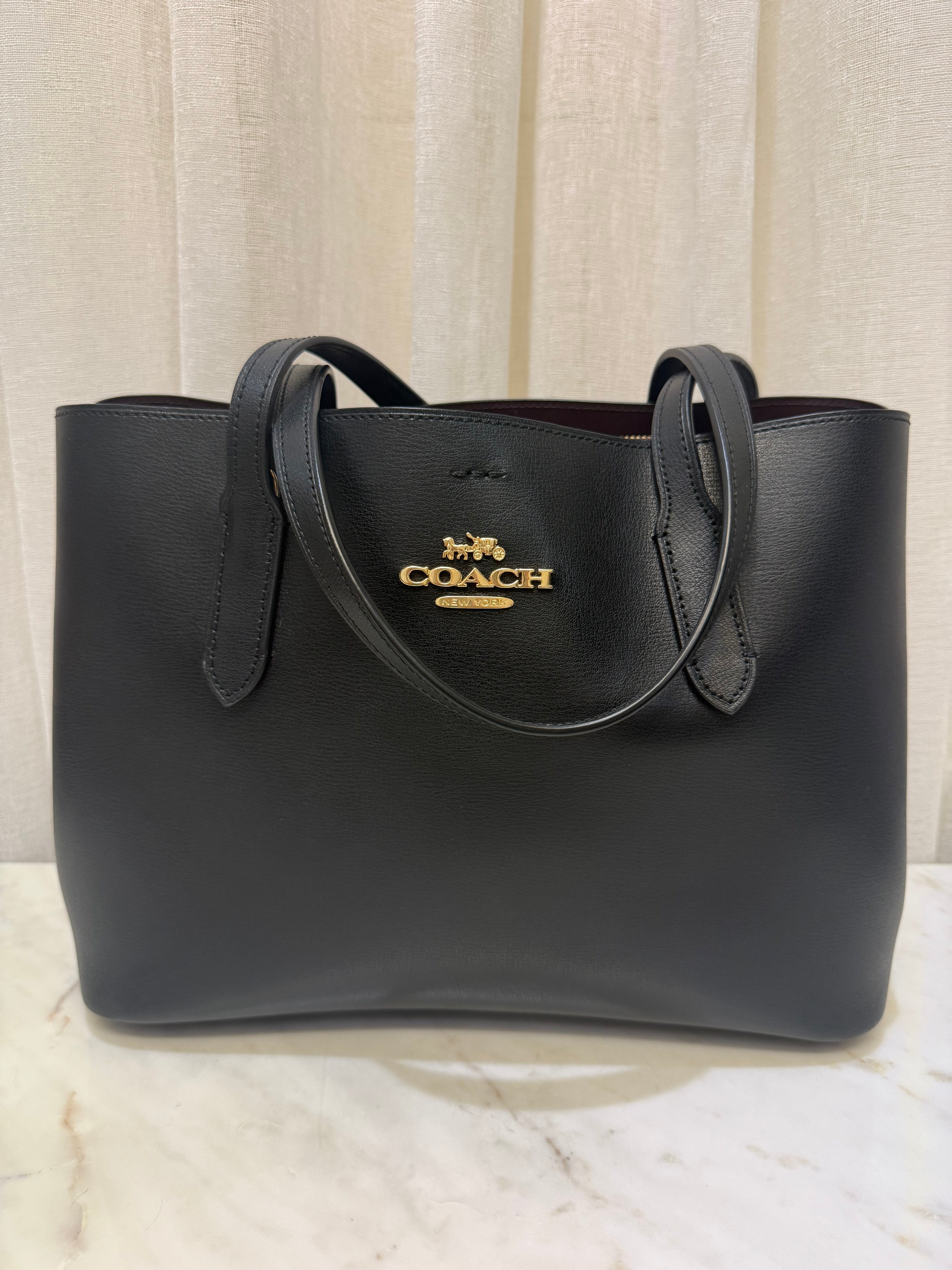 Coach Black Tote Bag