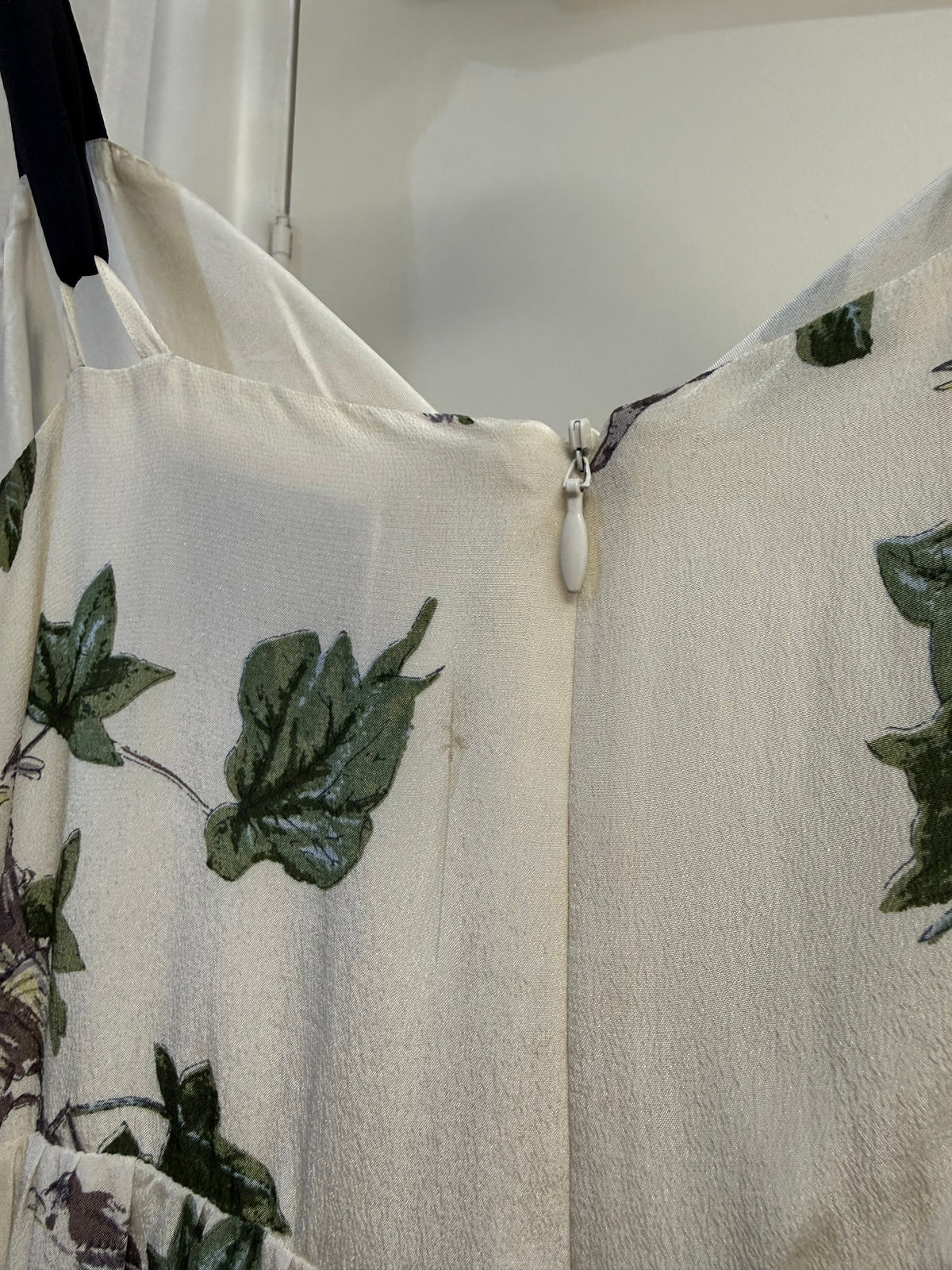 Fleur Wood White Floral Silk Maxi Dress 2