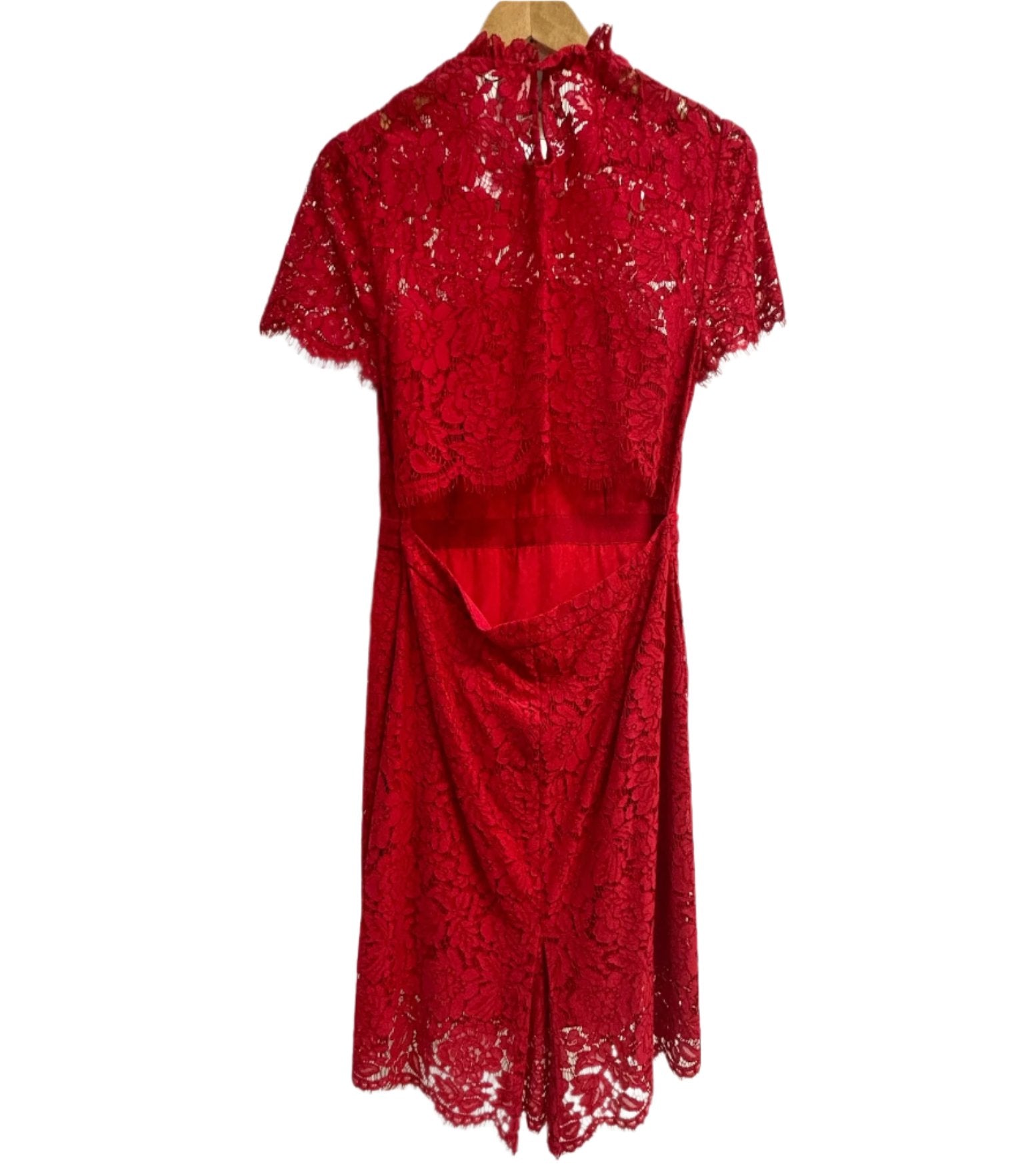 Diane von Furstenburg Red Dress 12