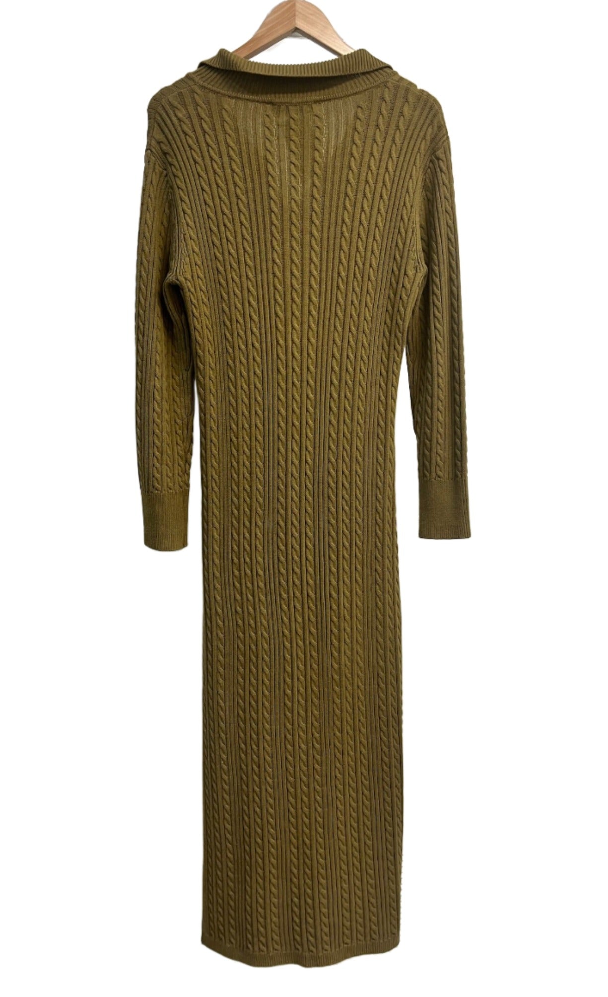 Shona Joy Green Maxi Knit Dress 8