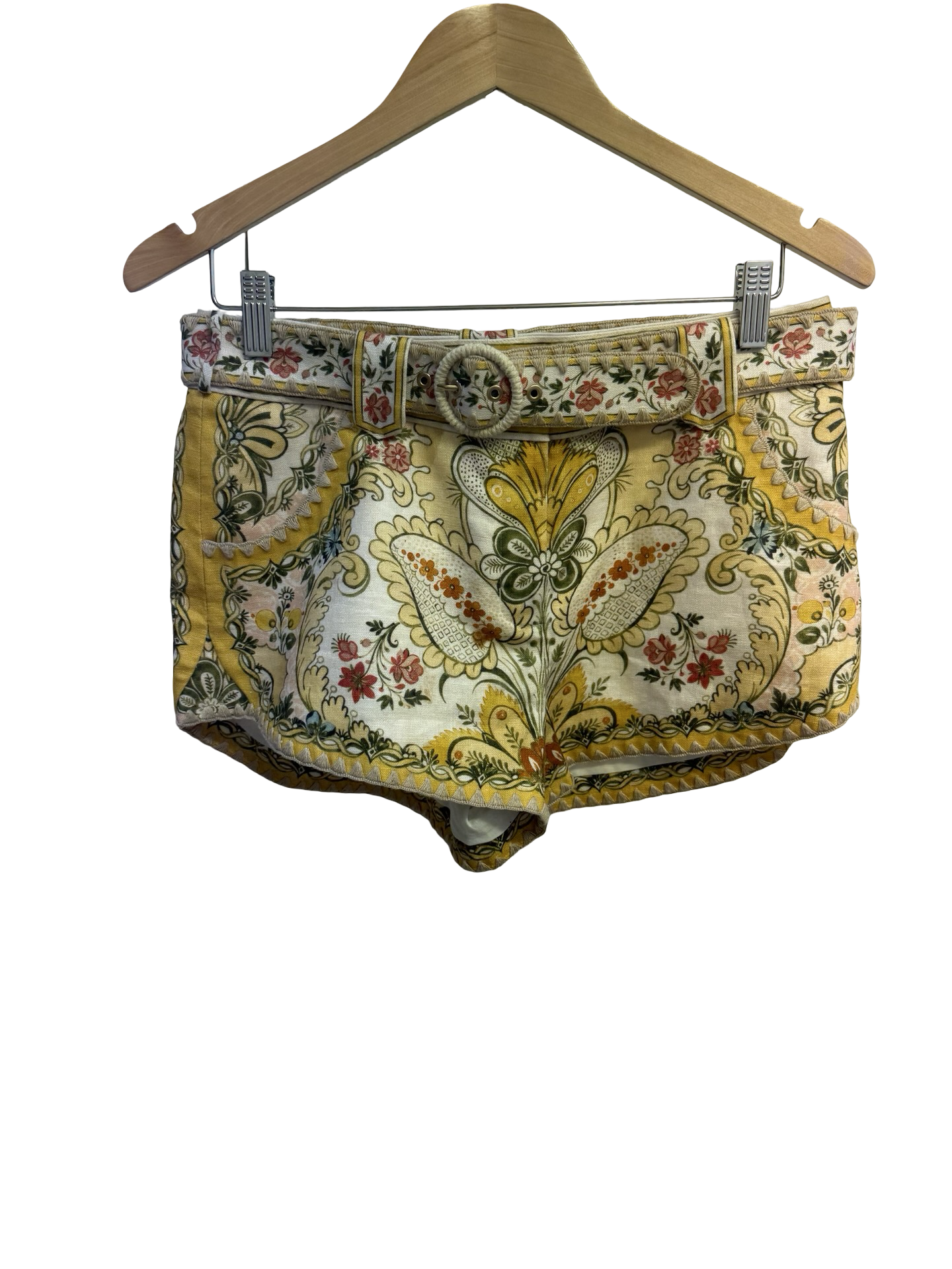 Zimmermann Yellow Shorts 1