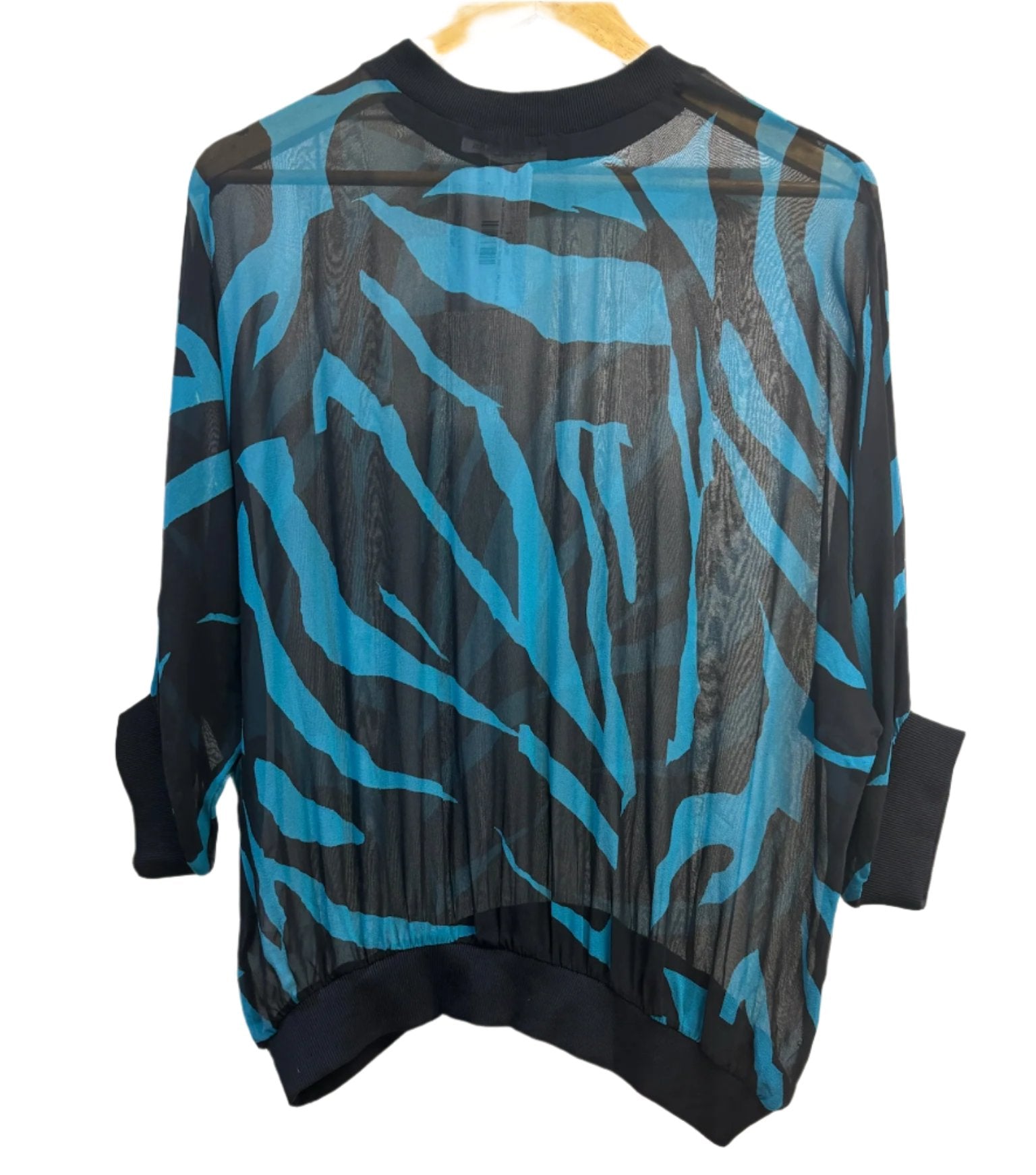 Fernanda Covarrubias Black/Blue Top M/L