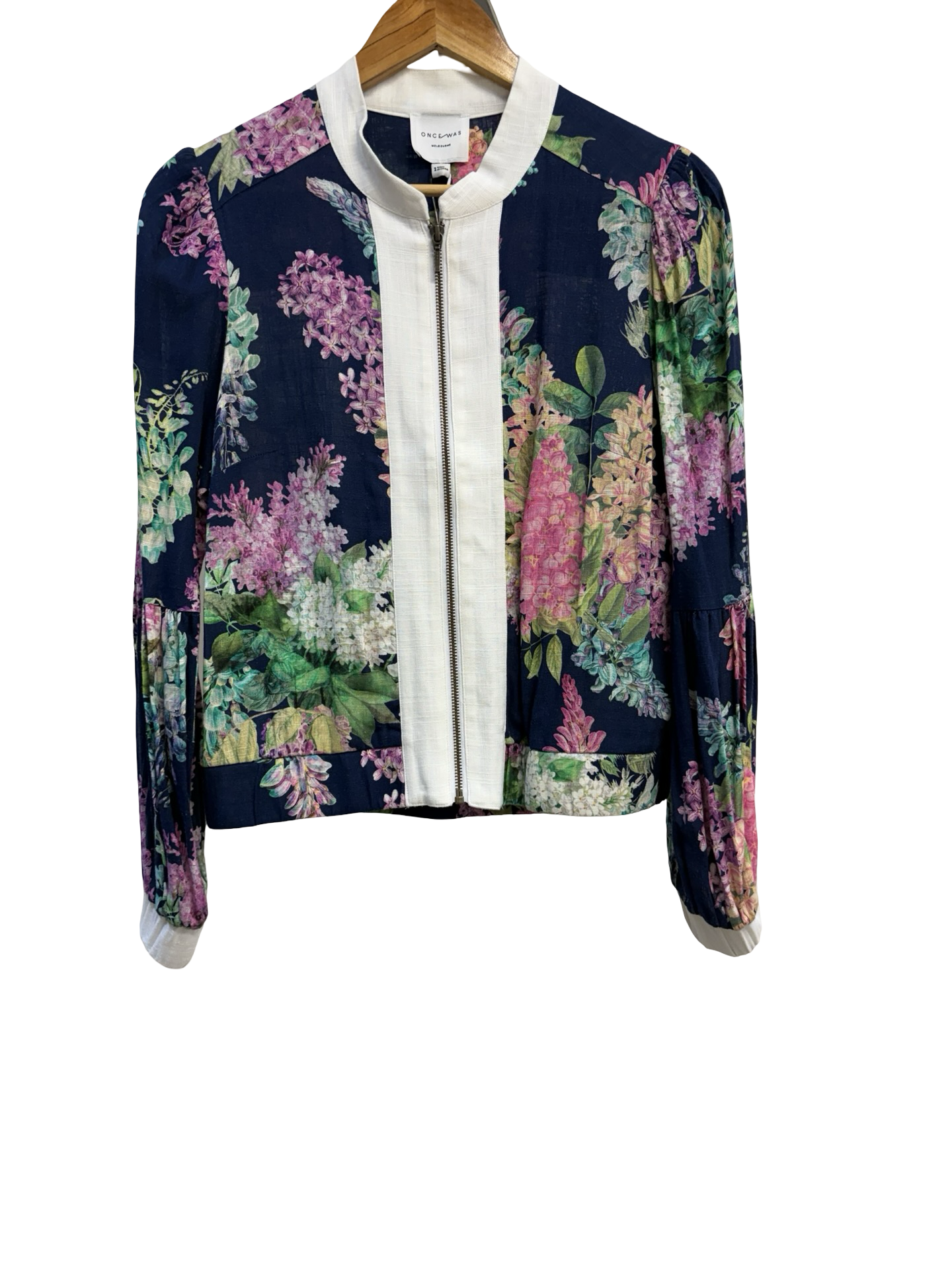 OnceWas Multi Linen Jacket 1