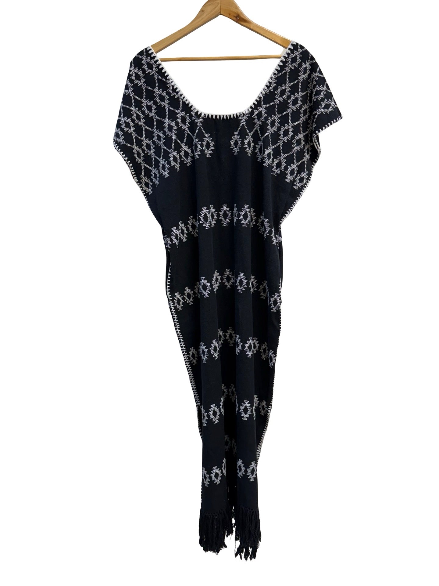 Pippa Holt Black/White Kaftan O/S