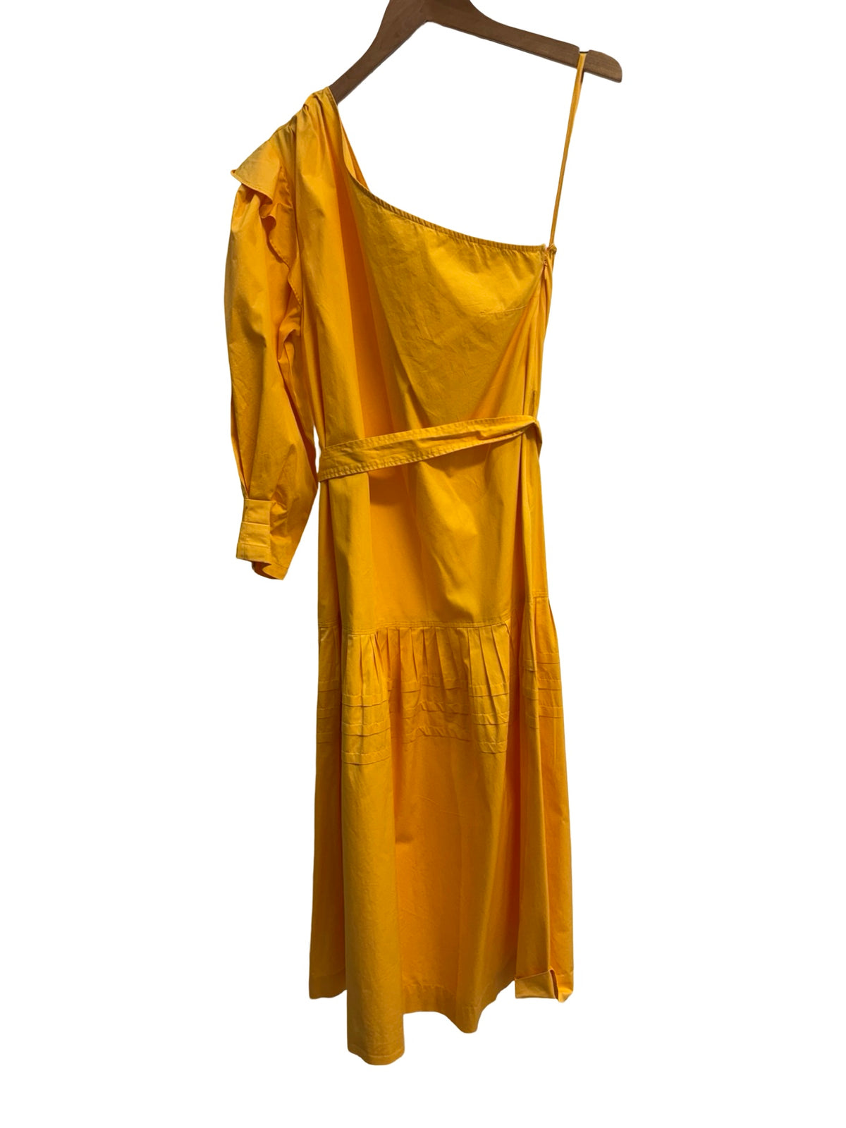 Derek Lam Orange One Sleeve Dress 10