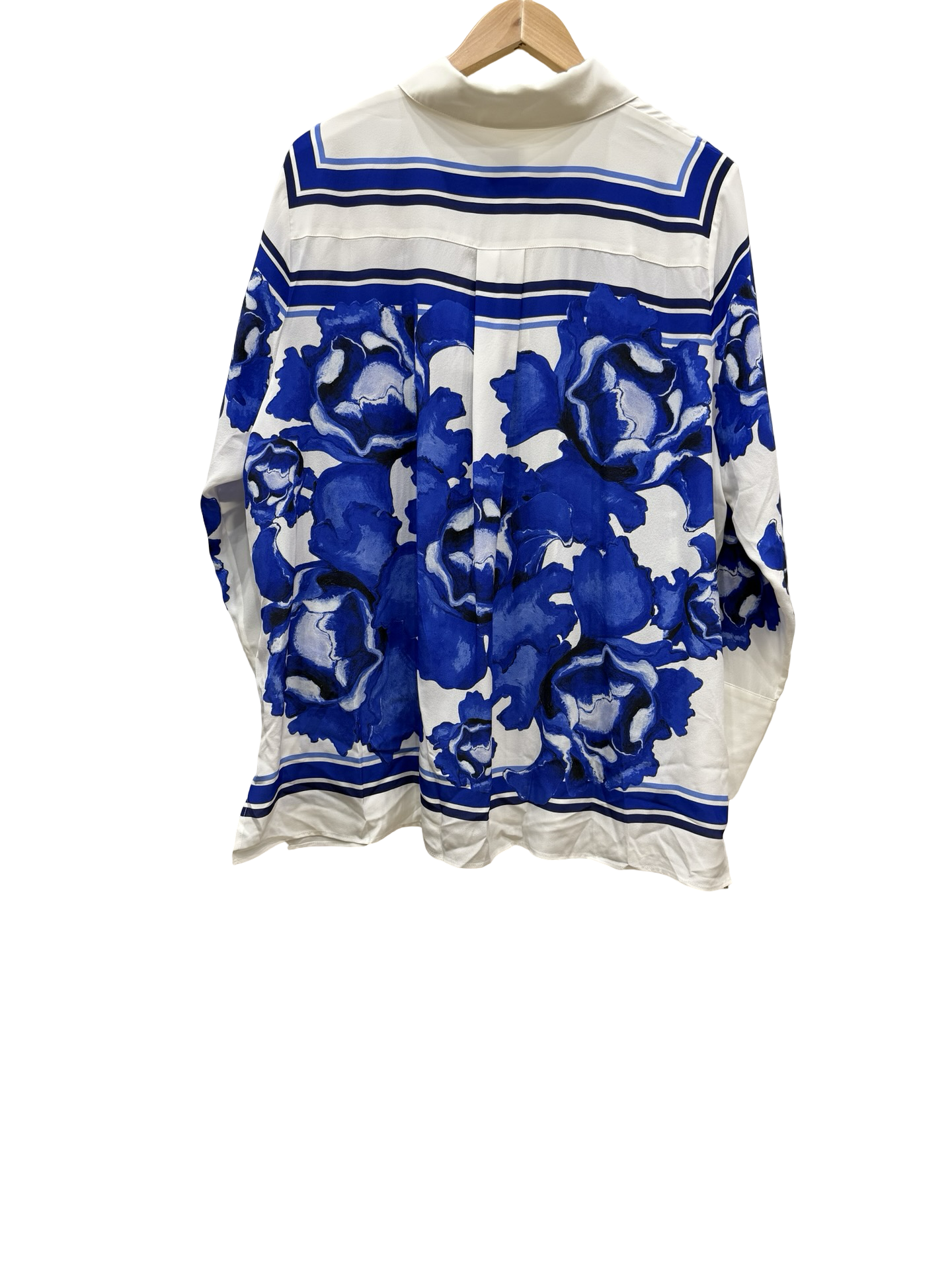 Aje Blue/White Flrl Shirt NWT 12