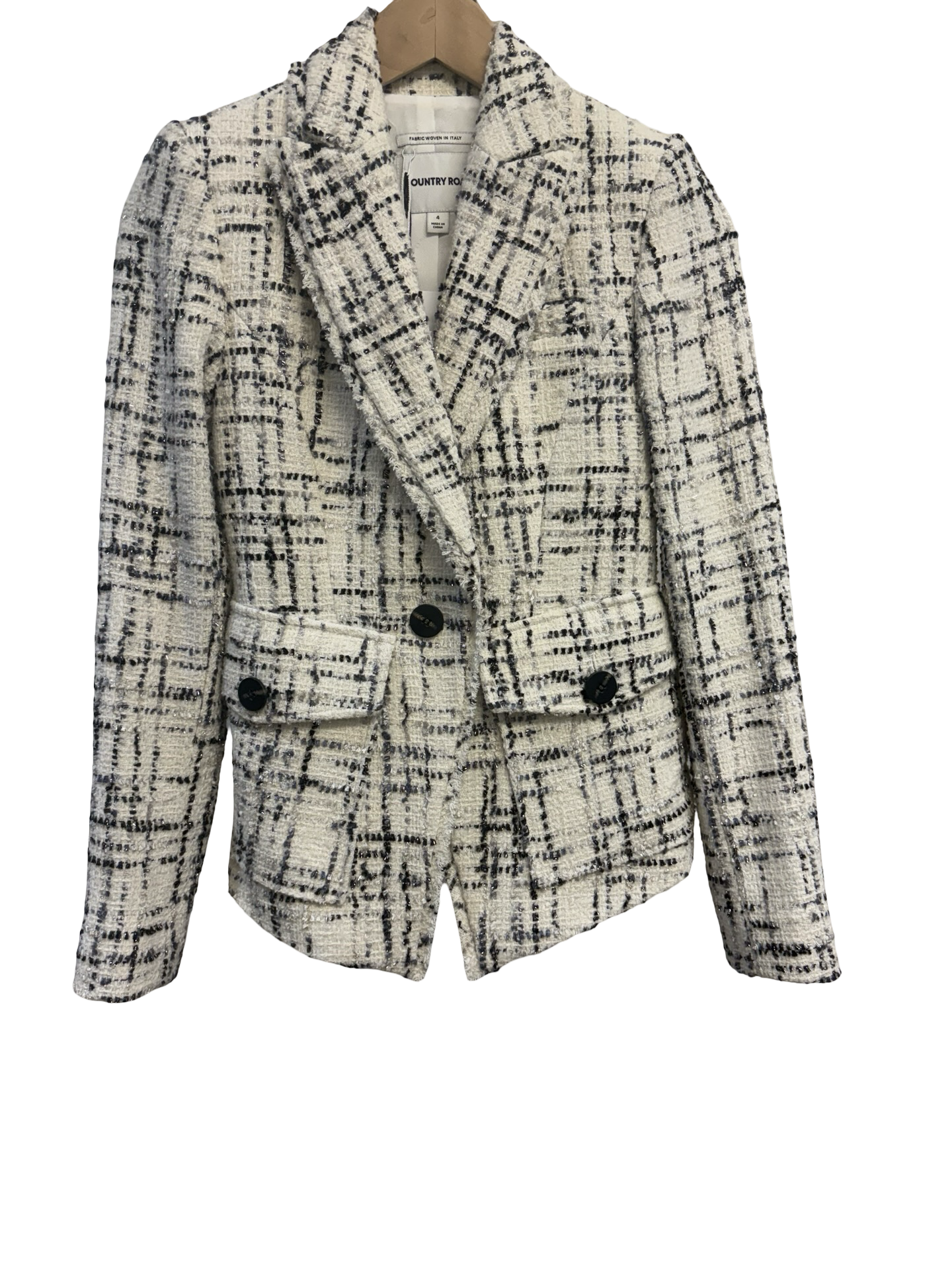 Country Road White and Black Jacket 4