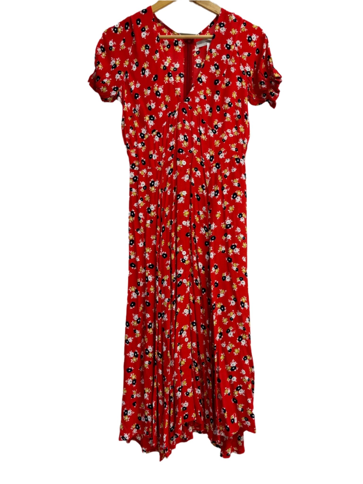 Faithful the Brand Red Floral Dress 8