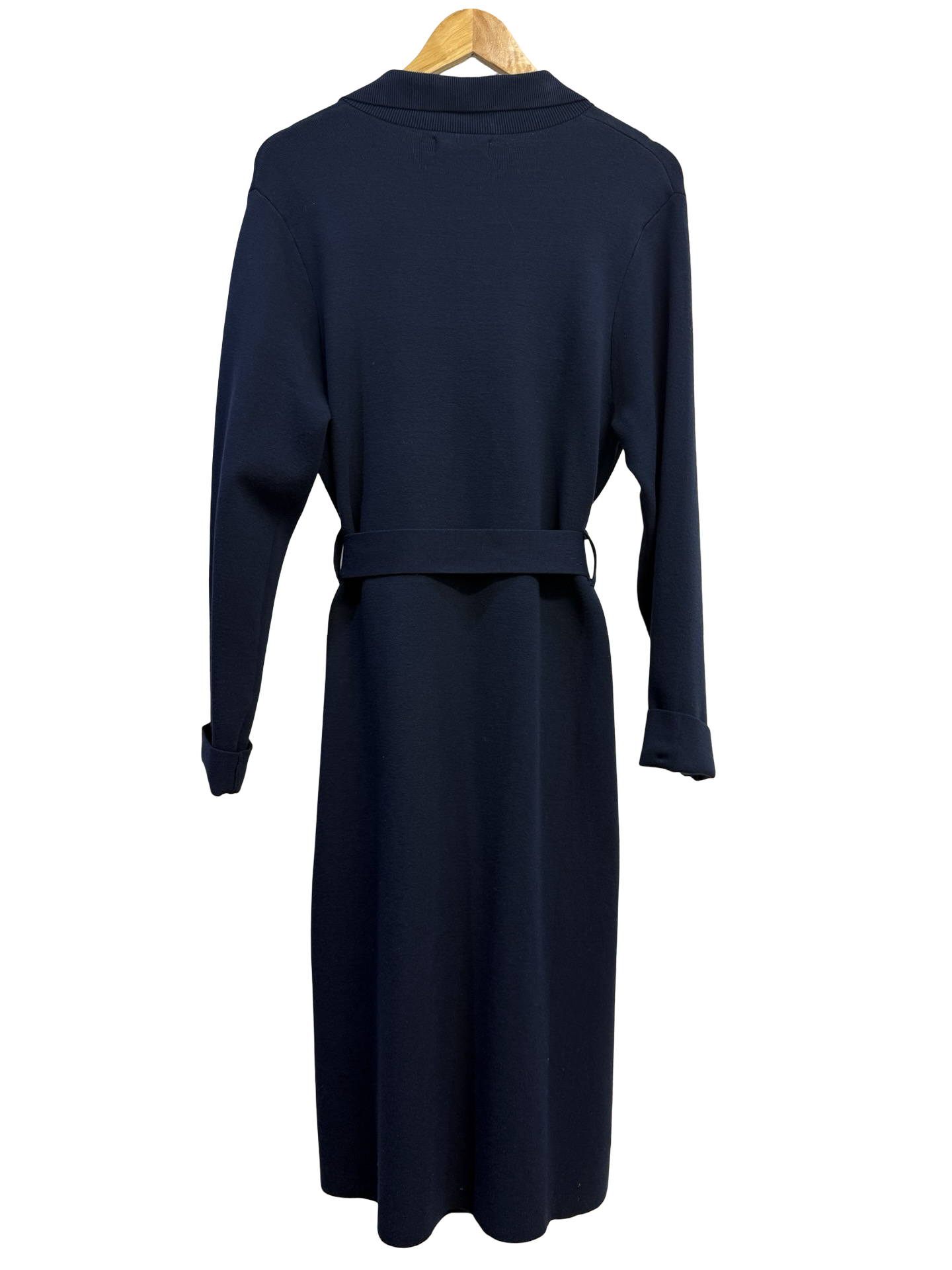 Alessandra Navy Knit Coat XL