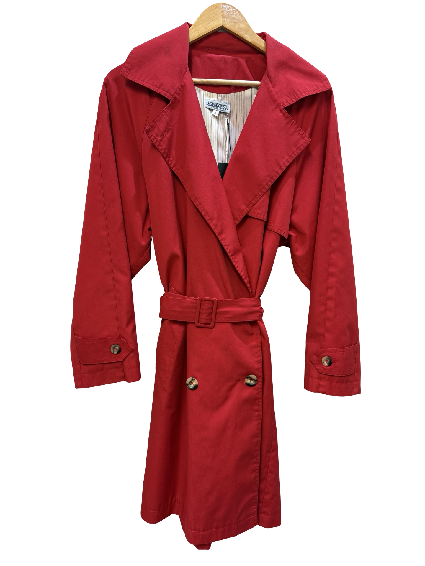 Georges Red Trenchcoat 12