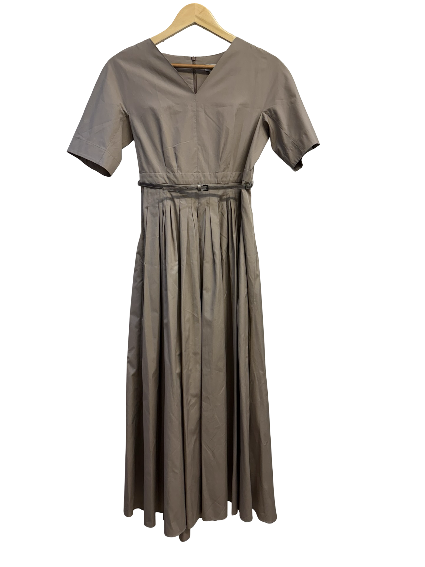 Max Mara Brown Belted Dress 8