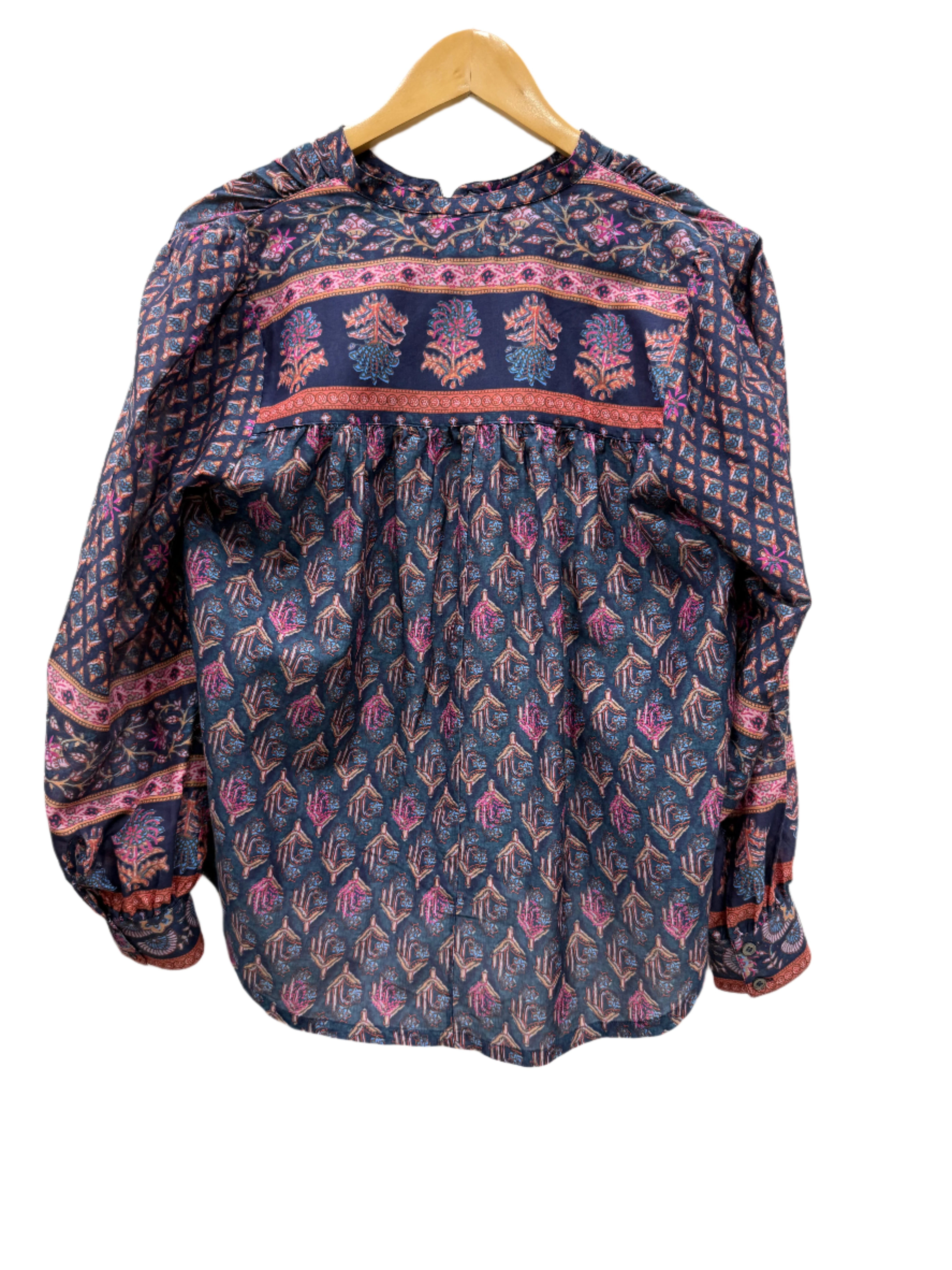 Xirena MltClr Print Blouse S