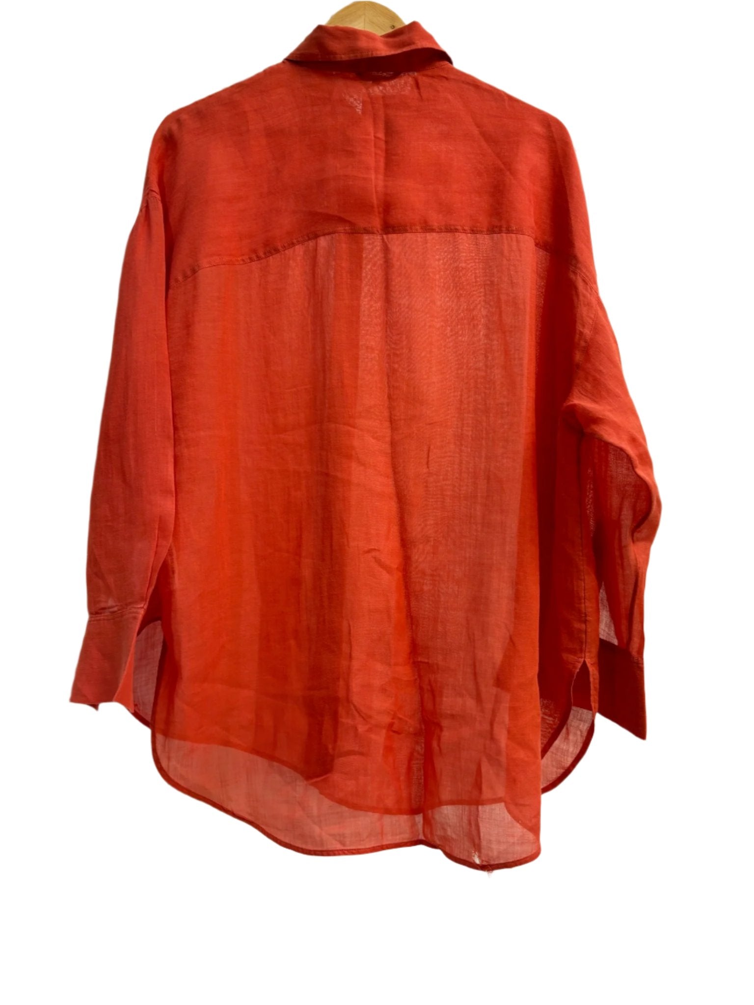 Massimo Dutti Orange Shirt