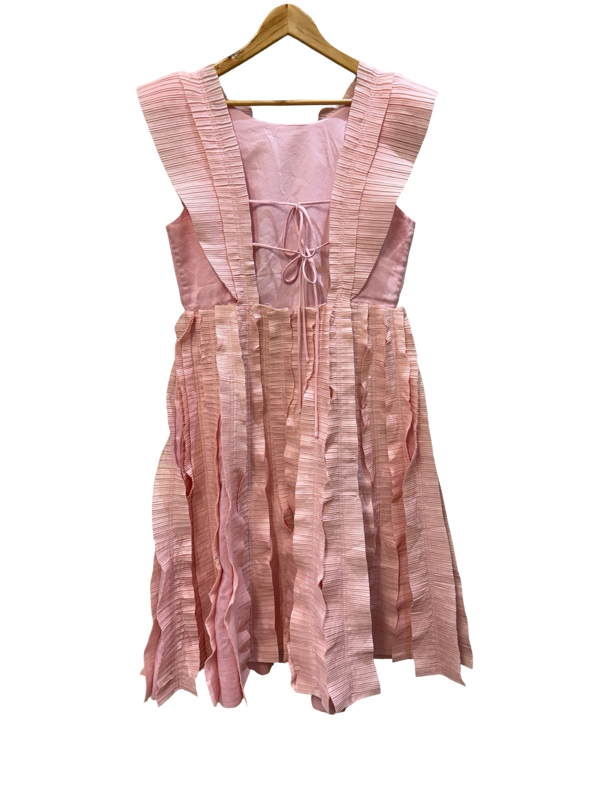 Aje Pale Pink Ruffled Dress 14
