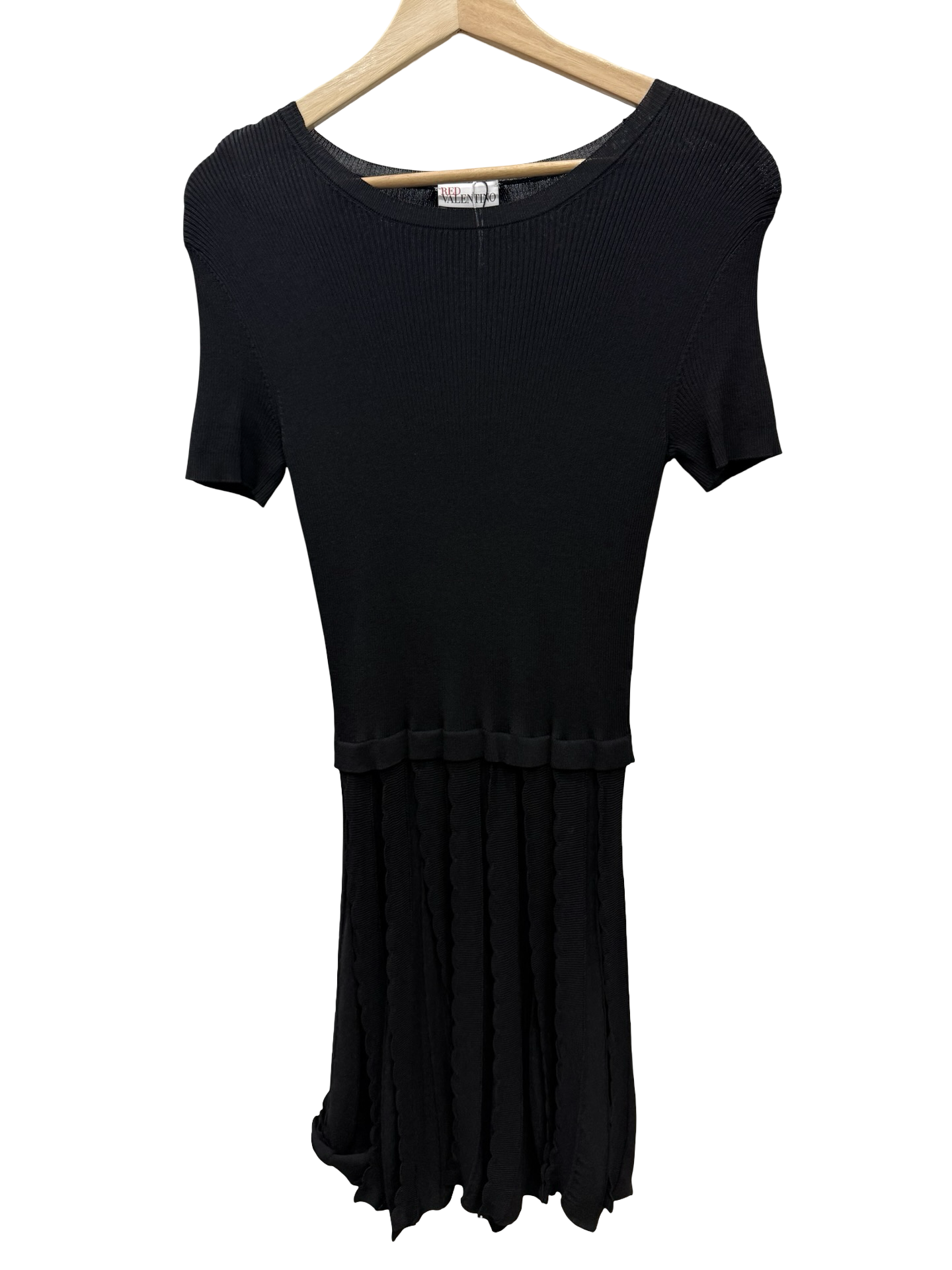 Red Valentino Black Dress L NWT