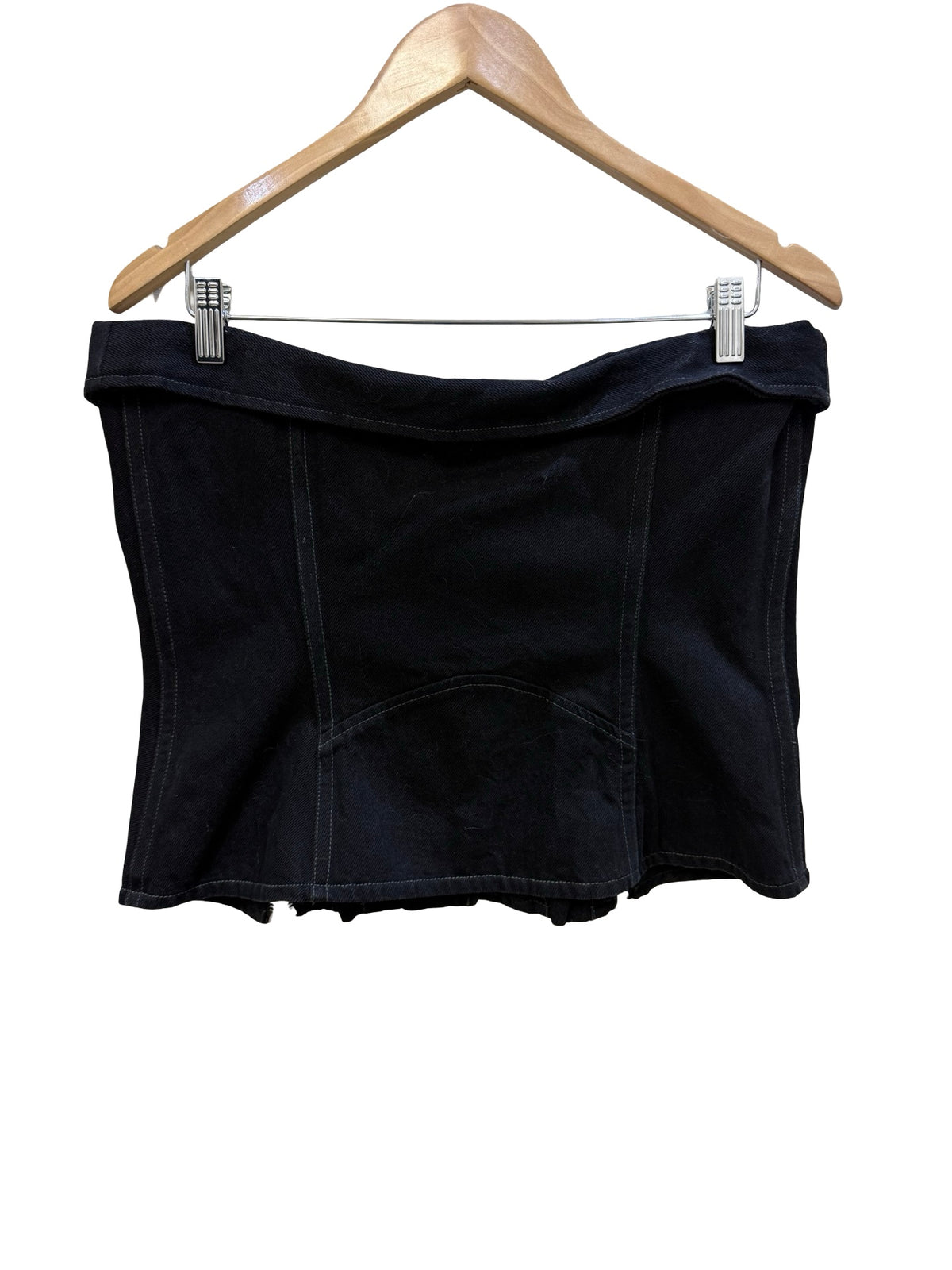 Dion Lee Black Denim Corset 12