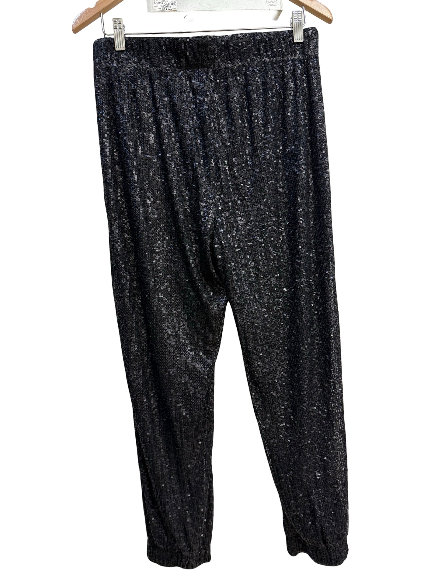 Decjuba Black Sequins Pant  M