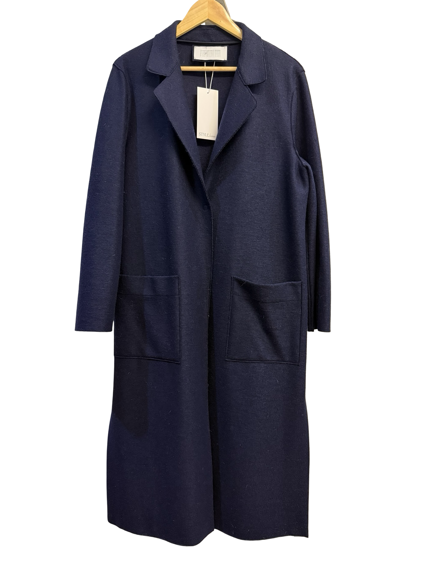 Harris Warf Navy Coat 46