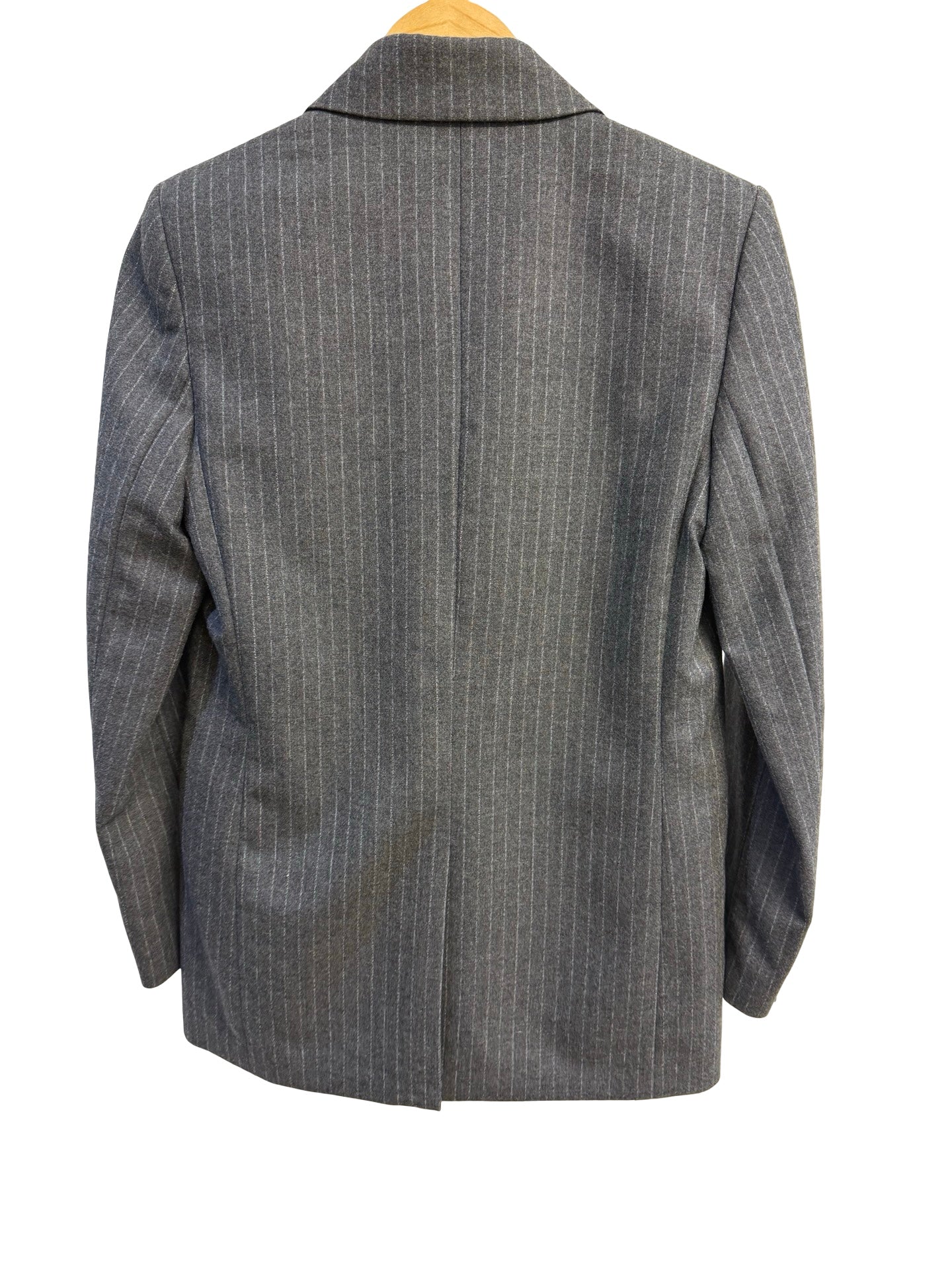 Maje Grey Pinstripe Blazer 36